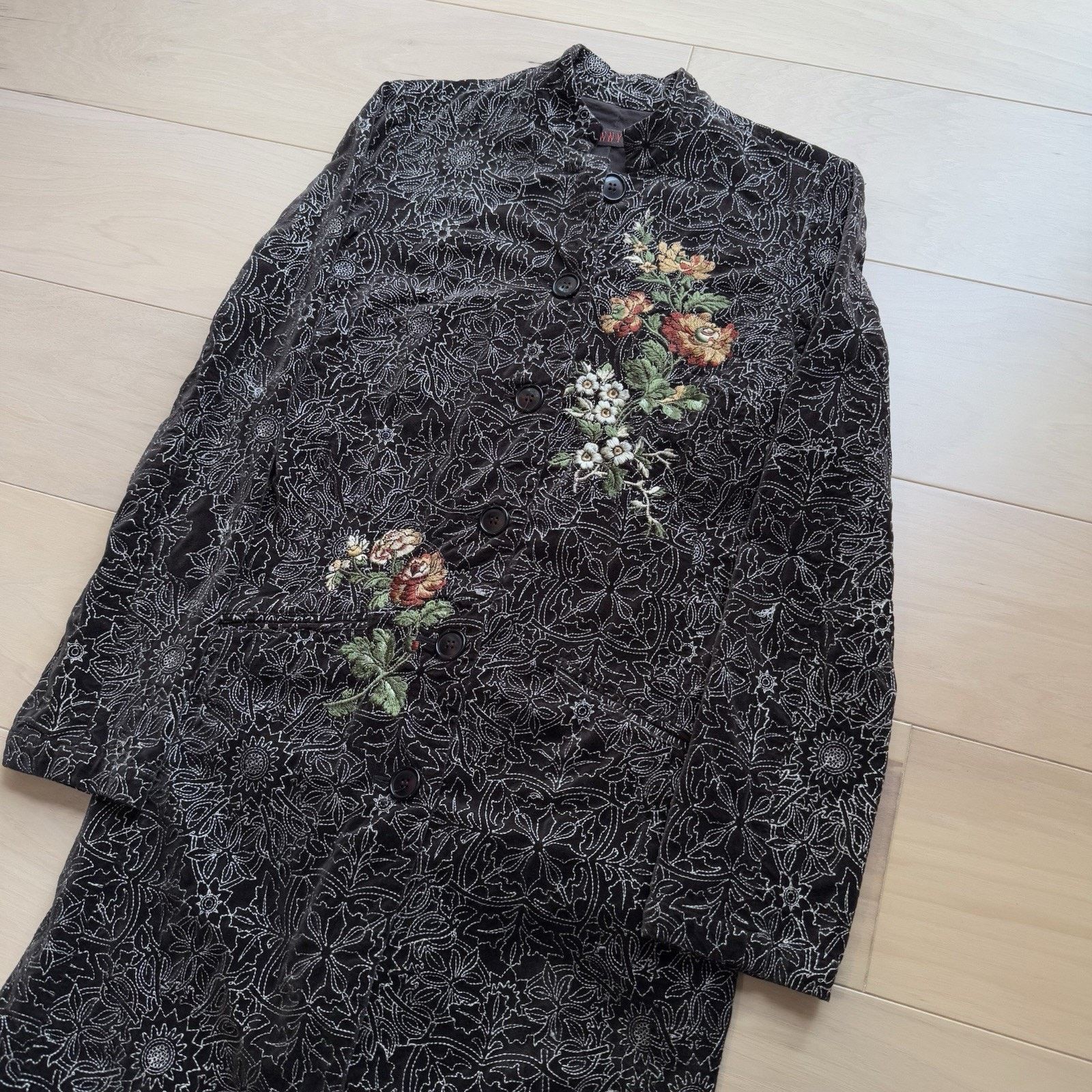 Johnny Was Johnny Was Floral Jacket Small Brown Floral Long Embroidered Size S / US 4 / IT 40 - 9 Thumbnail