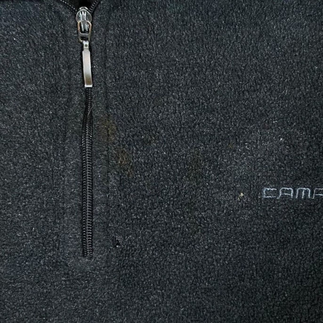 Vintage Vintage Campagnolo Embroidered Mini Logo Dark Grey 1/4 Zip Fleece Sweatshirt XL Mens Sweatshirt Size US XL / EU 56 / 4 - 4 Thumbnail