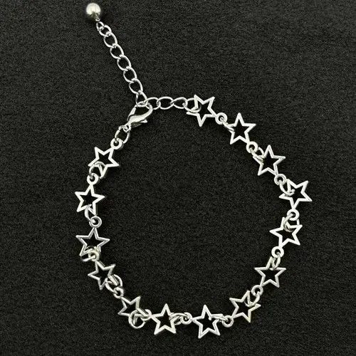 Jewelry Y2K Silver Star Bracelet Size ONE SIZE - 2 Thumbnail
