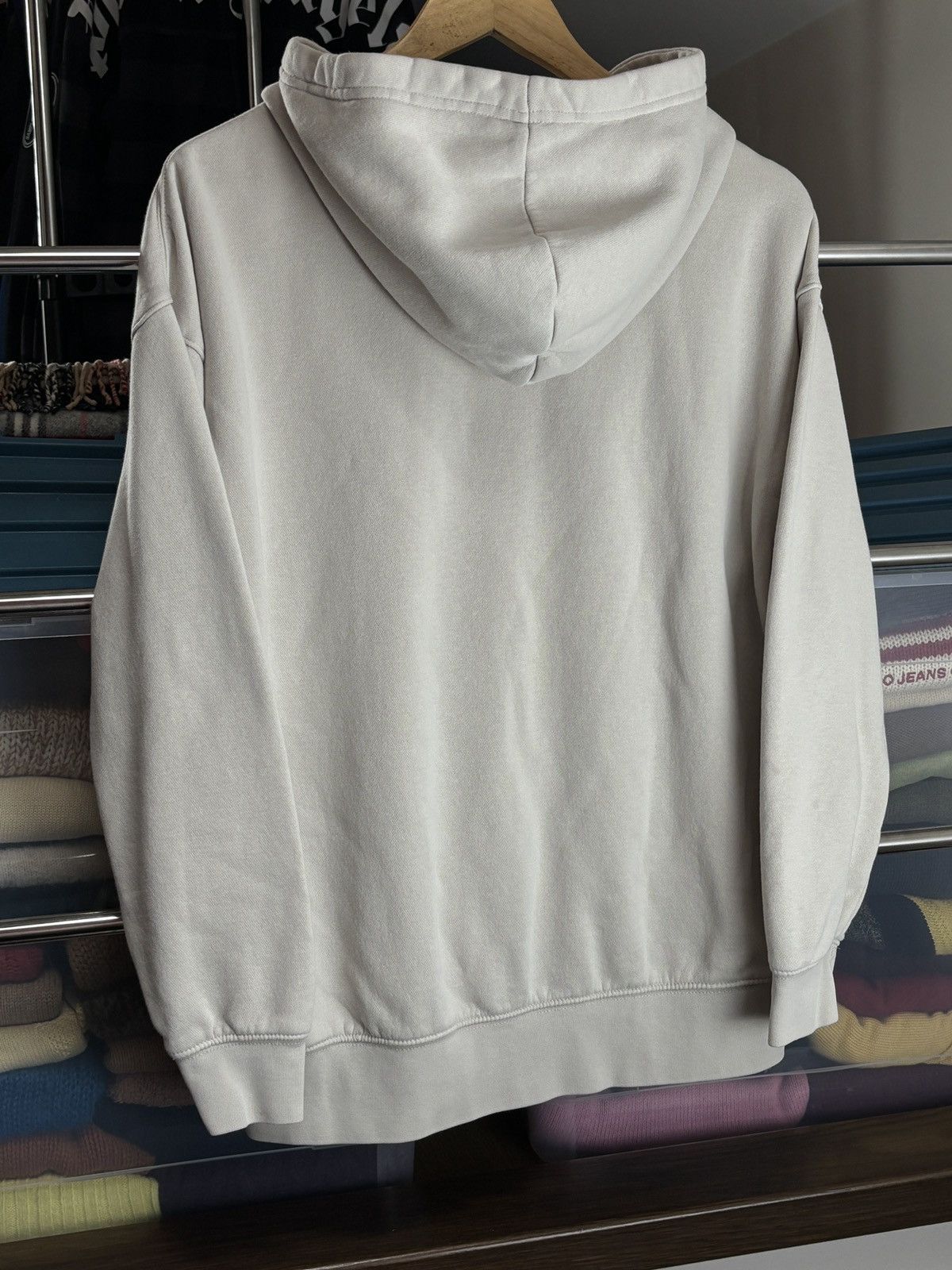 Nike Nike Center Swoosh Y2K Logo Beige Boxy Hoodie Sweatshirt Size US S / EU 44-46 / 1 - 4 Thumbnail