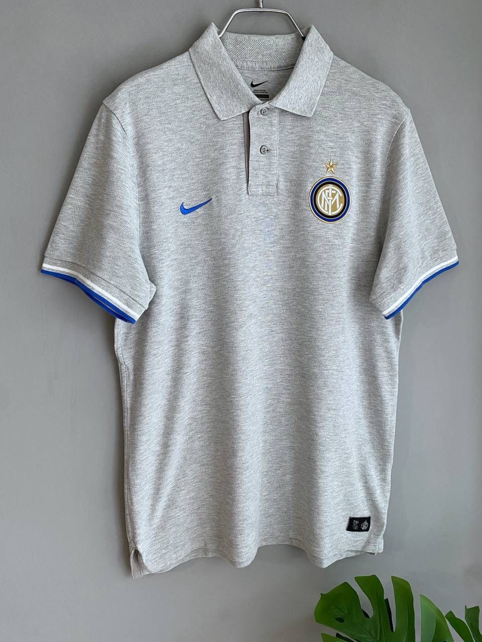 Nike Nike Inter Milan FC Football Gray Polo T-Shirt, Size L Size US L / EU 52-54 / 3 - 3 Thumbnail