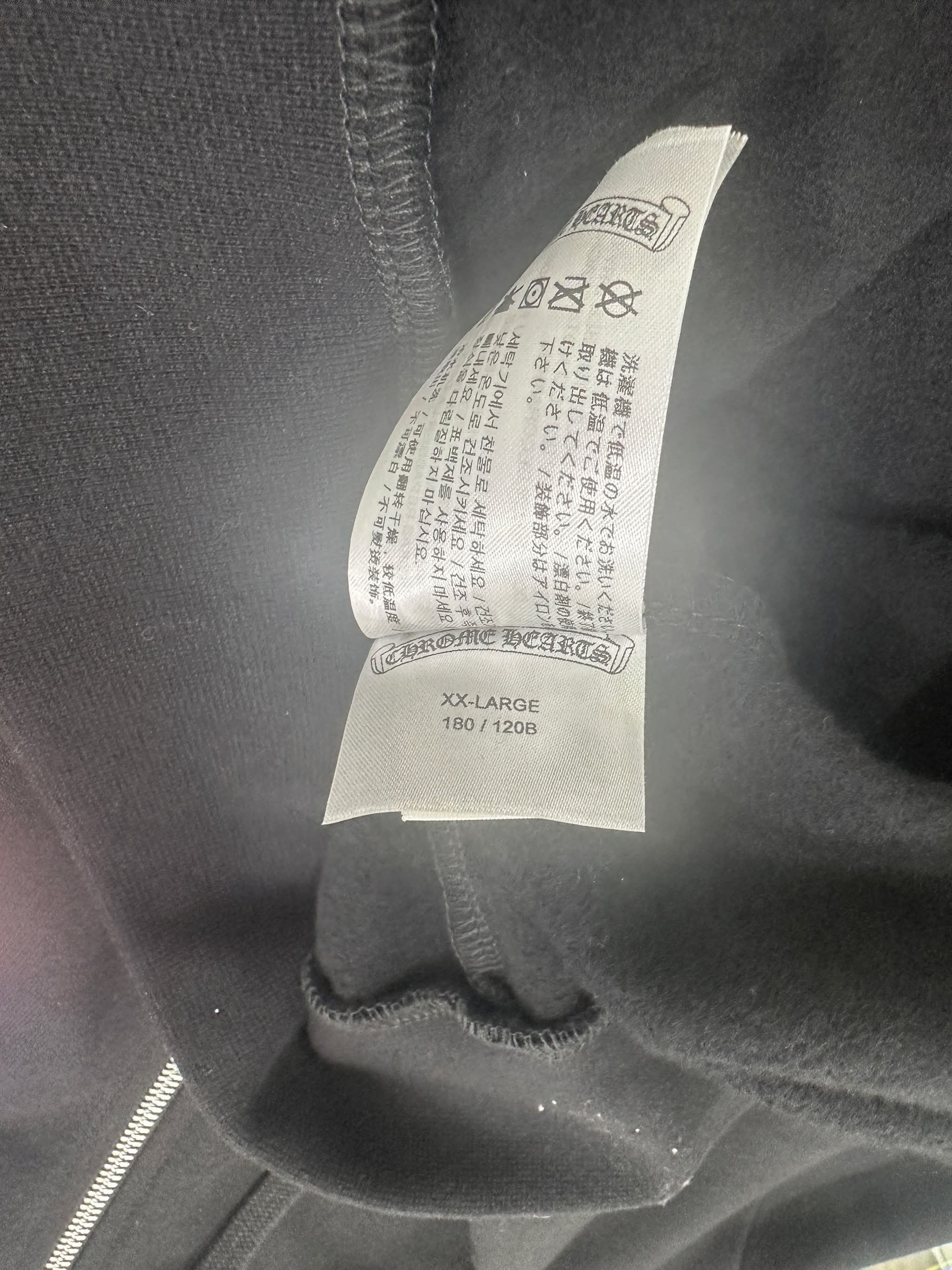 Chrome Hearts CHROME HEARTS Multi Color Cross Cemetery Zip Up Hoodie BLACK Size US XXL / EU 58 / 5 - 14 Thumbnail