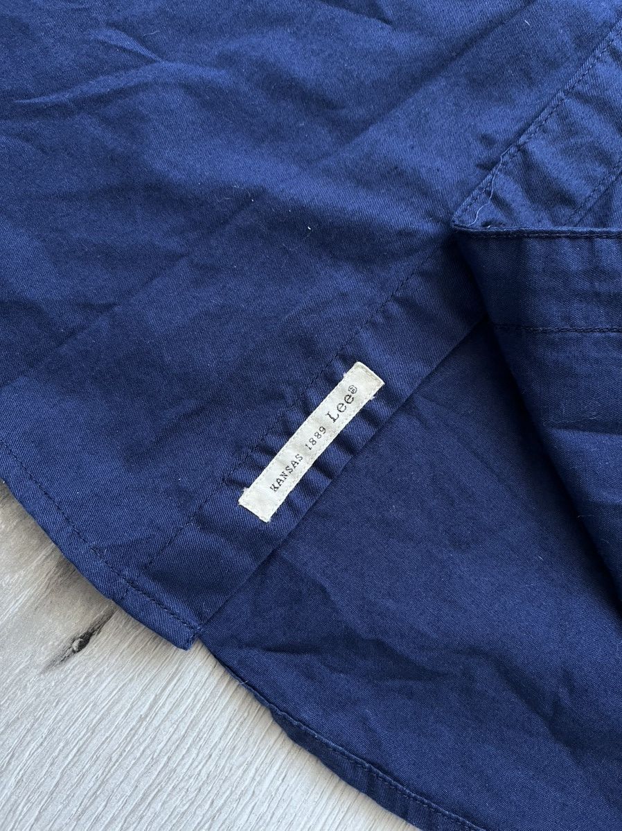 Lee × Vintage Vintage Lee Kansas 1889 Button Down Long Sleeve Navy Shirt Size US S / EU 44-46 / 1 - 4 Thumbnail
