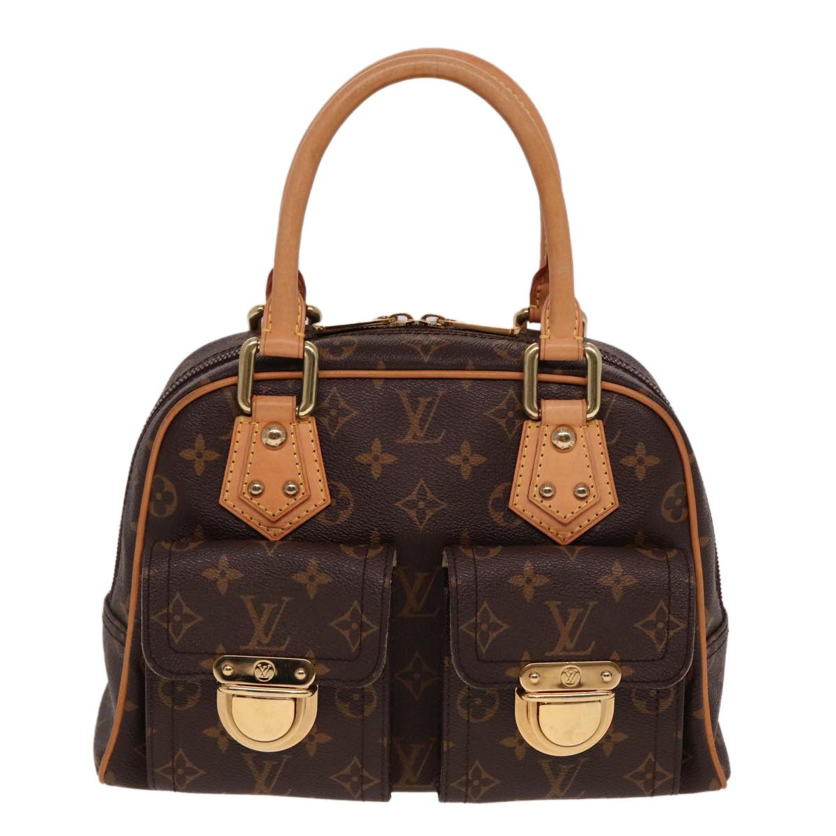 Louis Vuitton Manhattan Brown Canvas Handbag (Pre-Owned) Size ONE SIZE - 1 Thumbnail
