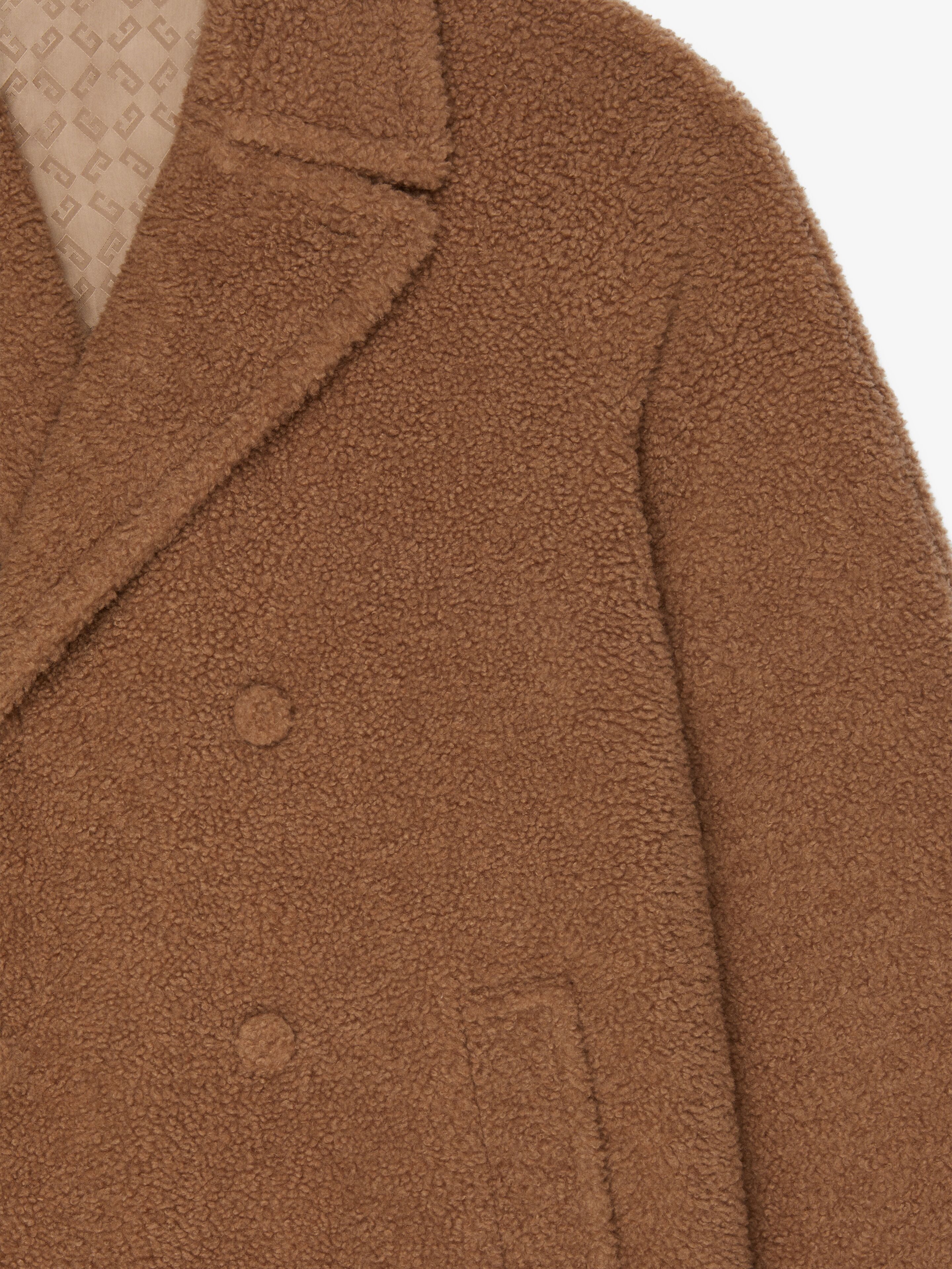 Givenchy o1w1db10925 Long Teddy Coat in Brown Size US M / EU 48-50 / 2 - 5 Thumbnail