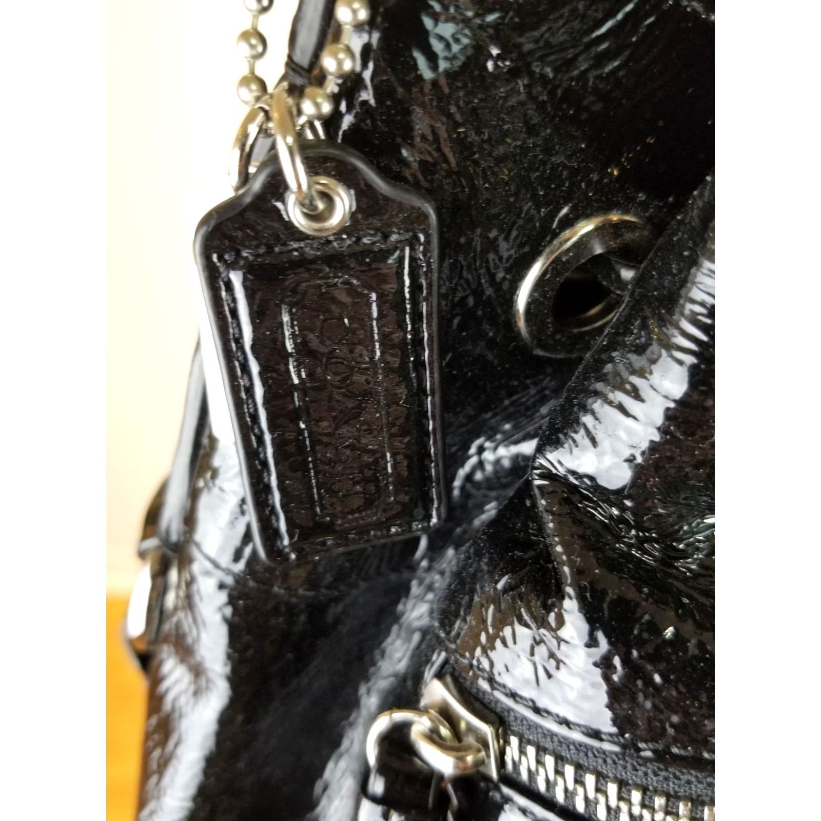 Coach VINTAGE Coach BLACK LEATHER SHOULDER HANDBAG CROSS BAG BUCKET BAG 17941 Ladies Shoulder Bag Small Size ONE SIZE - 5 Thumbnail