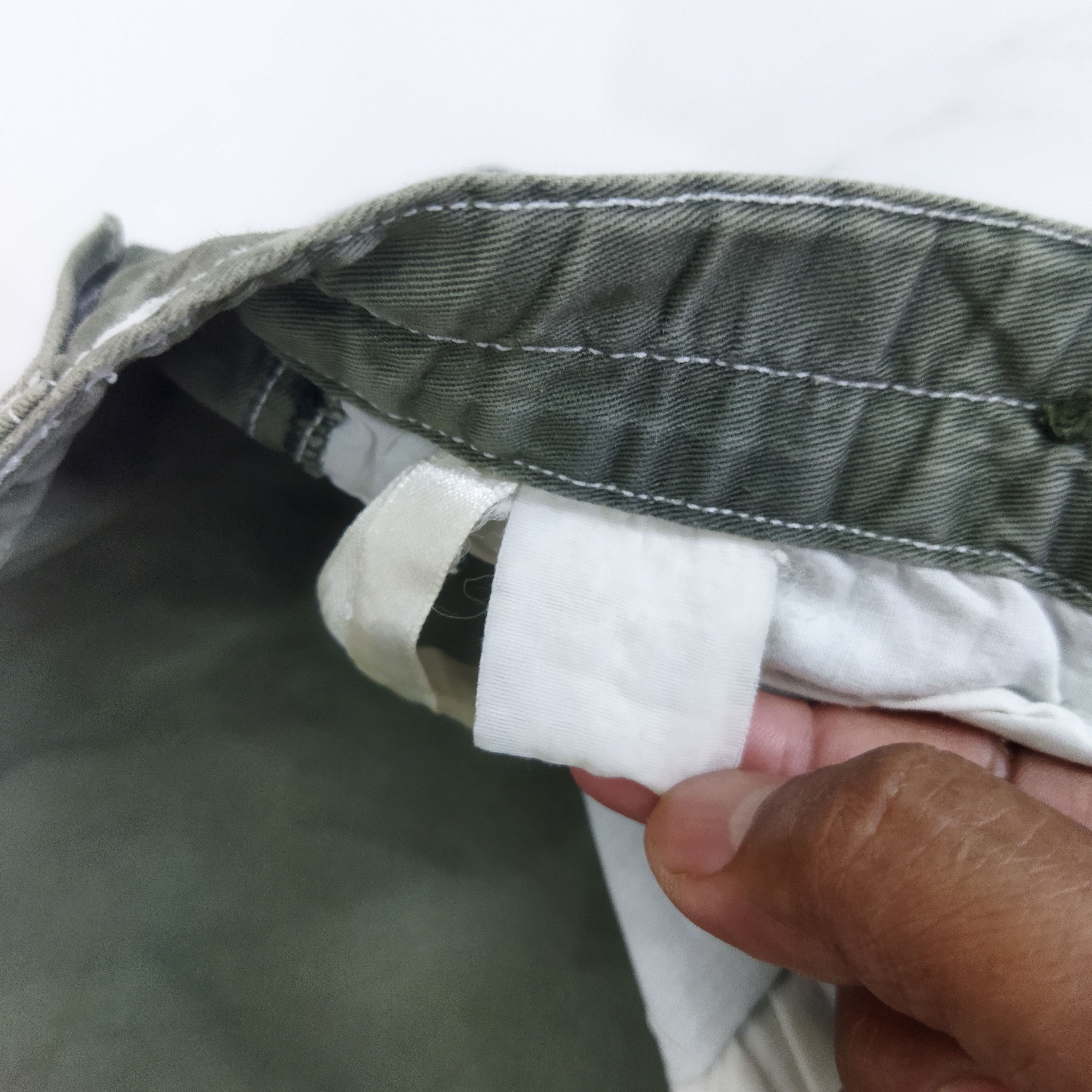 Japanese Brand RIPZONE FADED GREEN CARGO PANTS Size US 32 / EU 48 - 7 Thumbnail