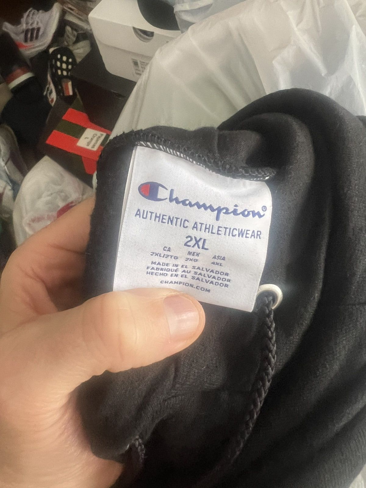 Champion Stove God Cooks black Champion hoodie XXL Size US XXL / EU 58 / 5 - 7 Thumbnail