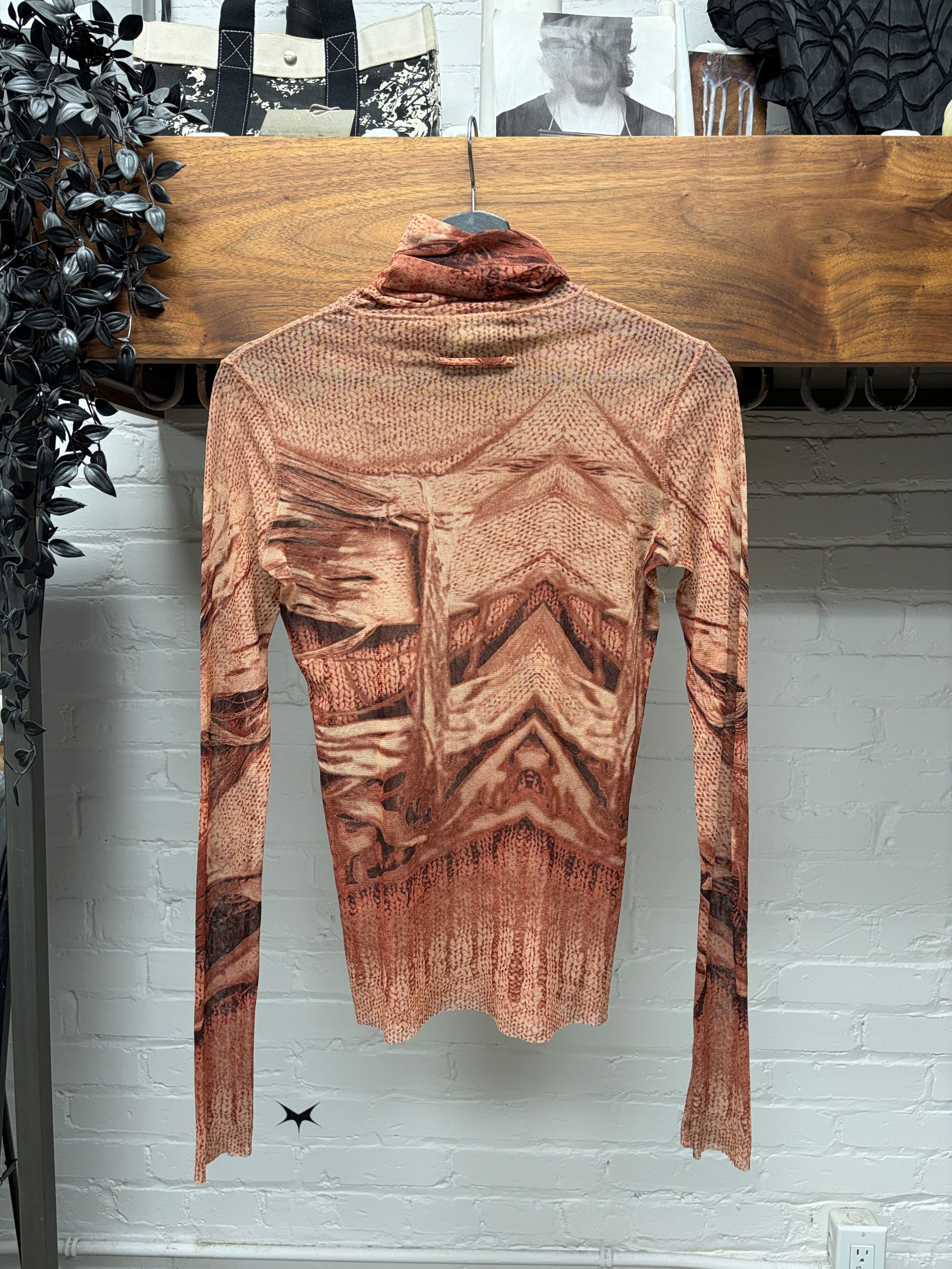 Other SS2004 Jean Paul Gaultier ‘Trompe L’œil’ Mesh ‘Button Up’ Top Size S / US 4 / IT 40 - 4 Thumbnail
