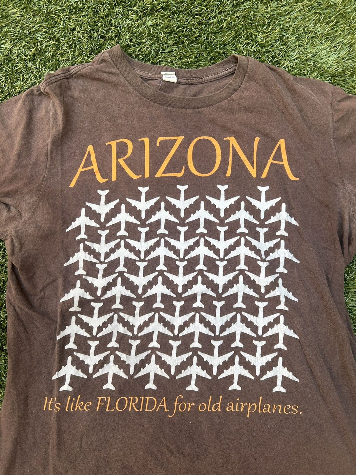 Anvil × Vintage Arizona Old Airplanes Graphic Tee Size US L / EU 52-54 / 3 - 2 Thumbnail