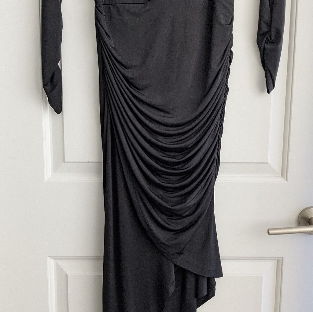 Georges Marciano Marciano Hayley Venezia Long Sleeve Black Dress Size M / US 6-8 / IT 42-44 - 11 Thumbnail