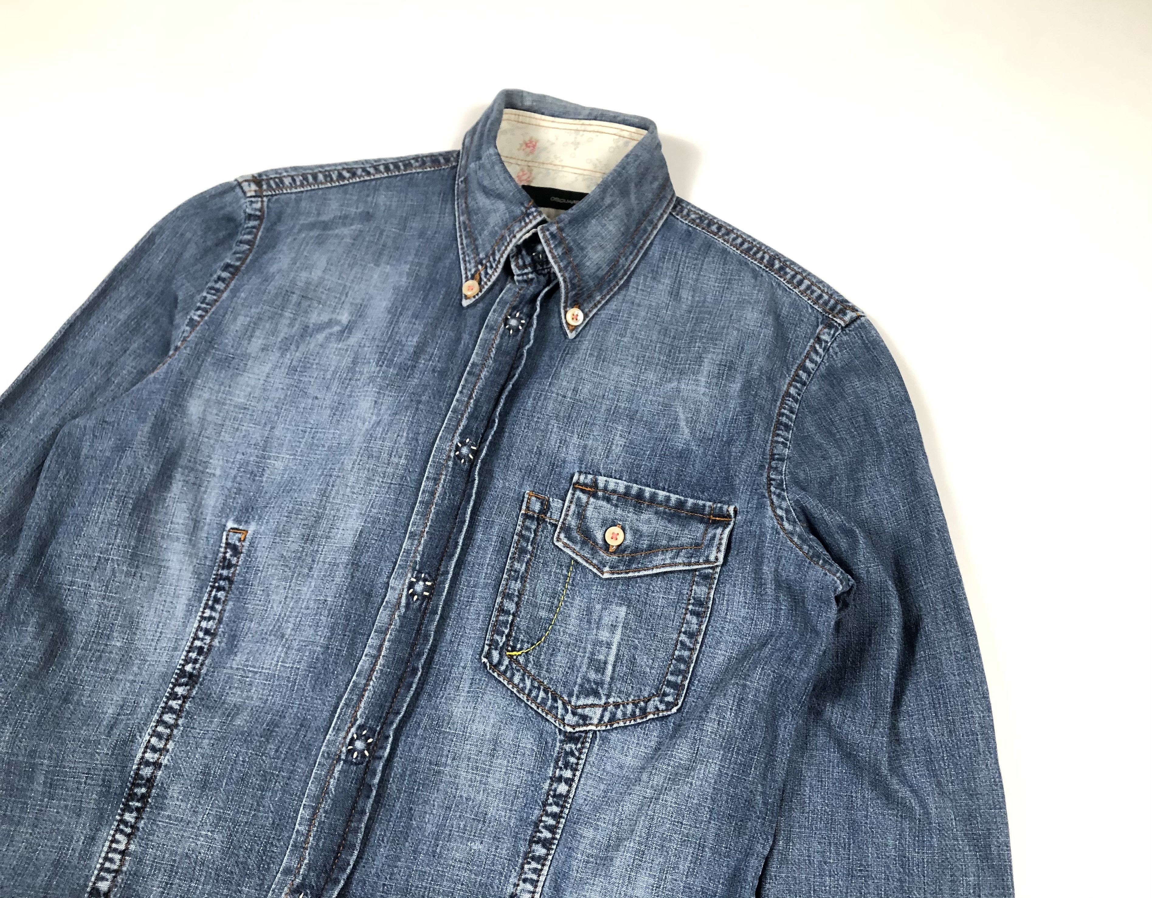 Dsquared2 Dsquared2 Denim Shirt Size US M / EU 48-50 / 2 - 2 Thumbnail