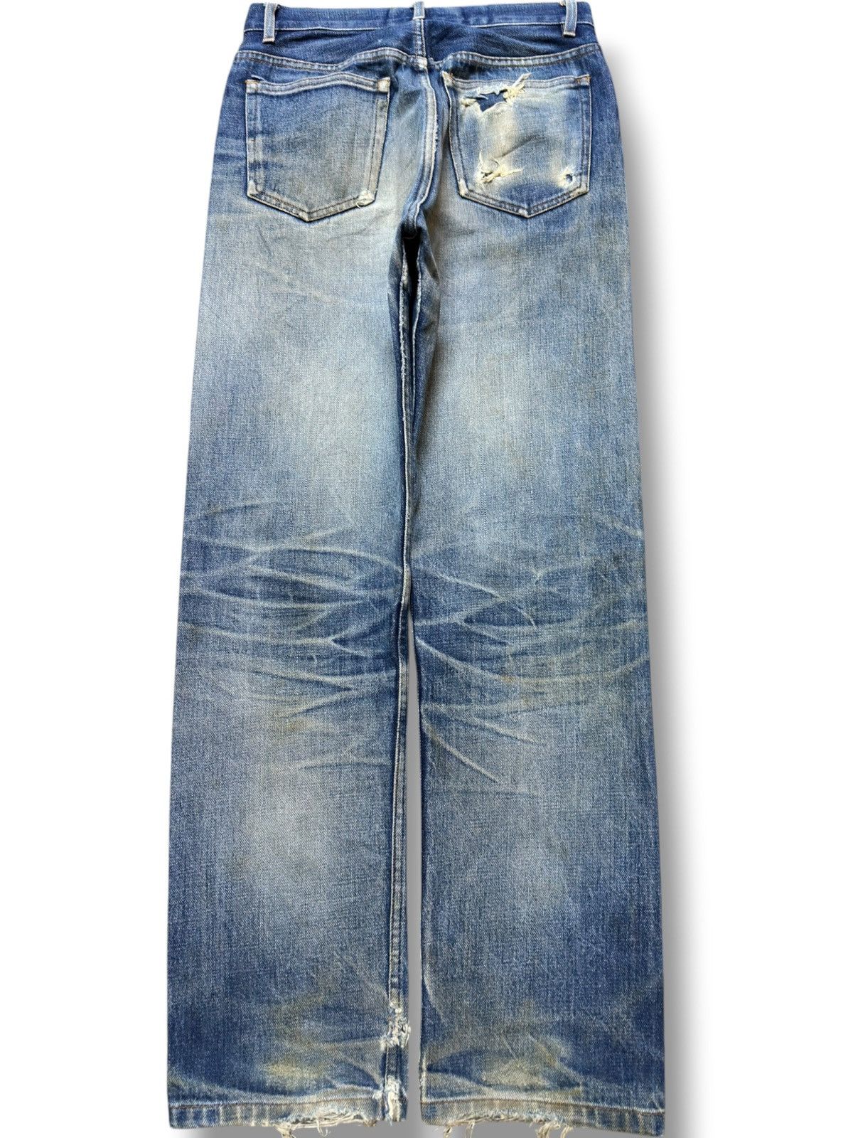 A.P.C. Vintage A.P.C Selvedge Mudwash Grunge Distressed Denim Size US 27 - 5 Thumbnail