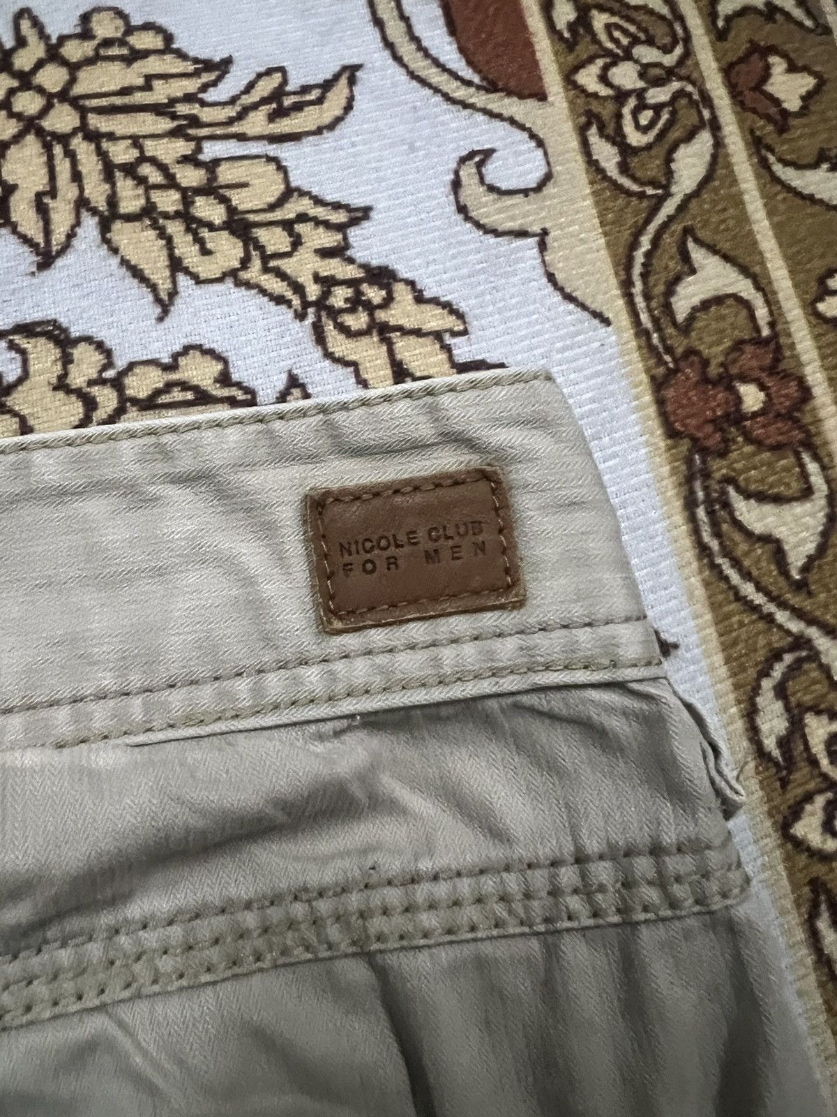 Japanese Brand × Vintage FLARED🔥NICOLE CLUB COTTON PANT Size US 29 - 7 Thumbnail