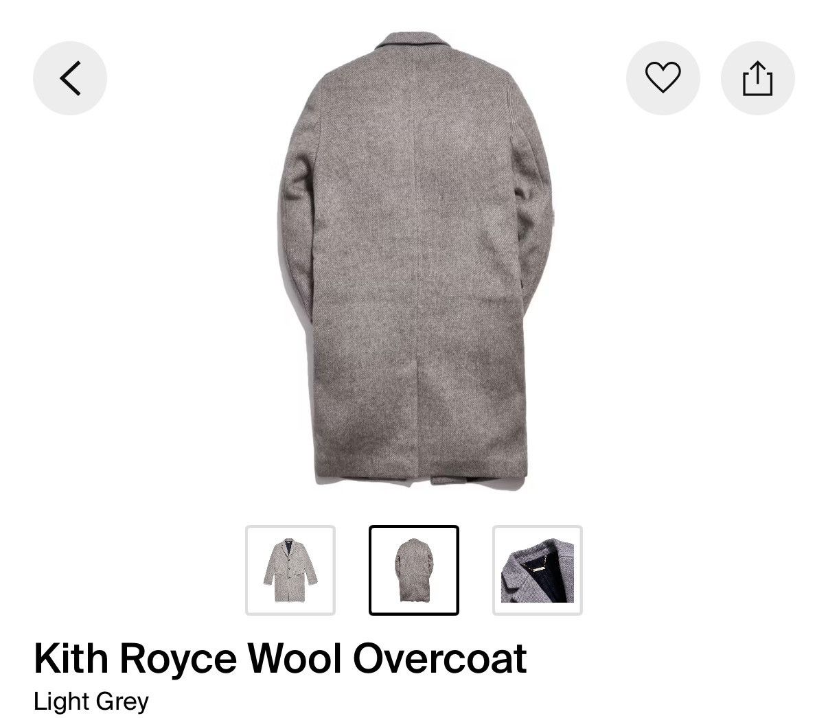 Kith Kith Royce Wool Overcoat Size US S / EU 44-46 / 1 - 2 Thumbnail