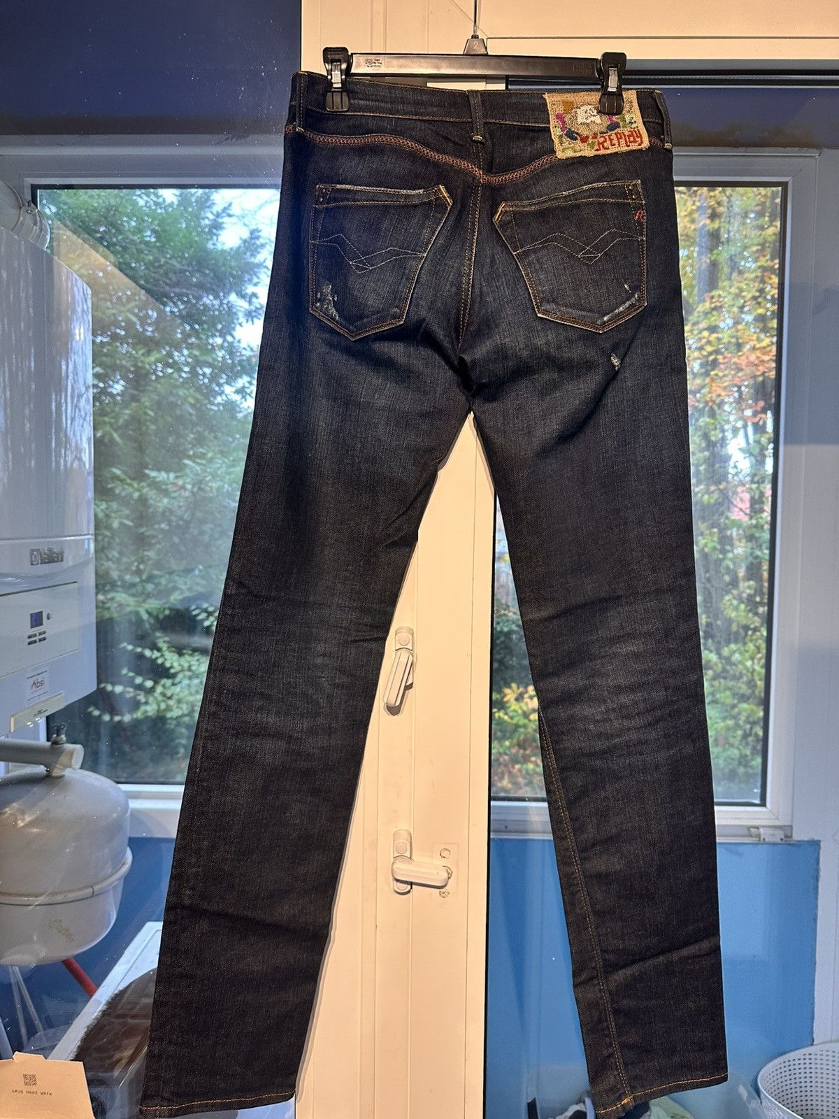 Replay Almost-New Replay Rockxanne Jeans Dark Wash Slim Fit W30L34 Size 30" / US 8 / IT 44 - 3 Thumbnail