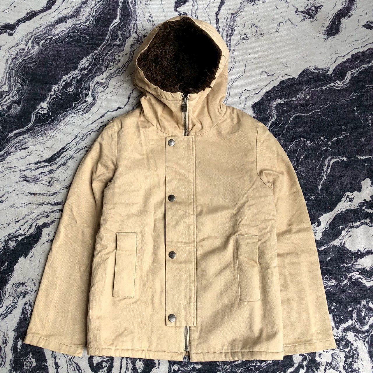 Bape A Bathing Ape BAPY Fur Lined Hooded Jacket Size S / US 4 / IT 40 - 2 Thumbnail