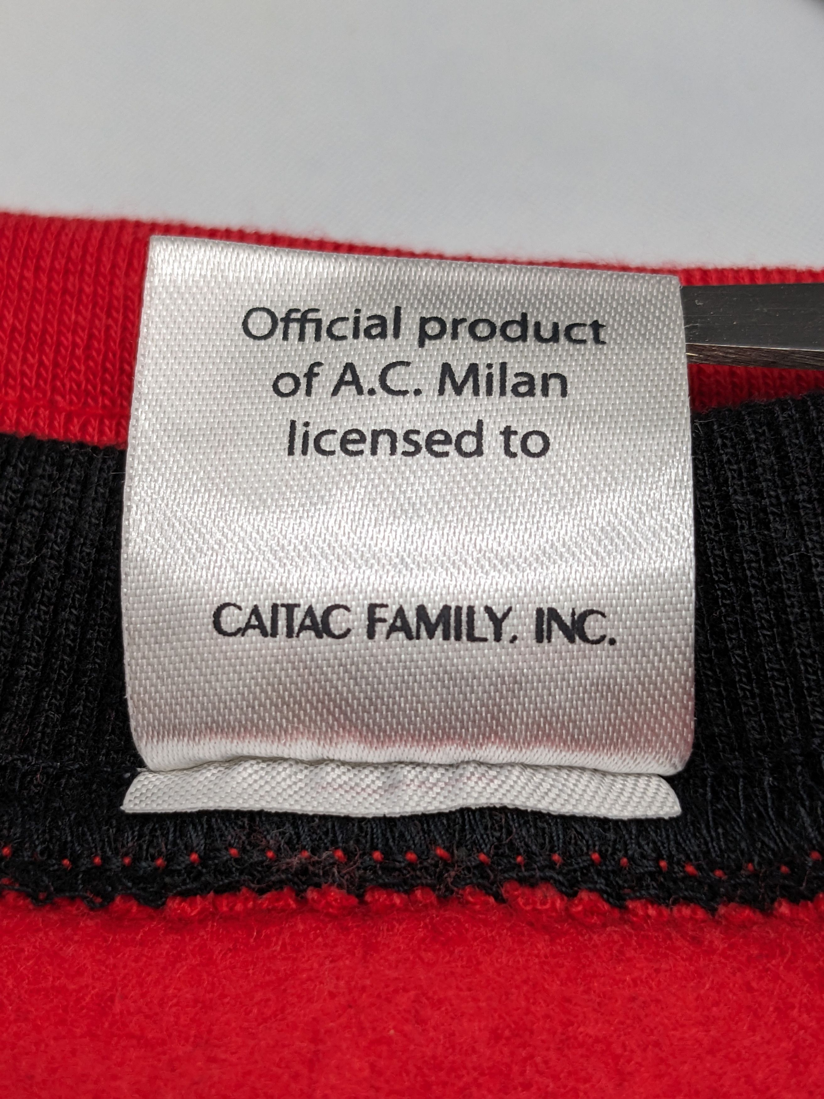 Vintage A.C. Milan Official Striped by Caitac Family, Inc.Sweatshirt Size US S / EU 44-46 / 1 - 11 Thumbnail