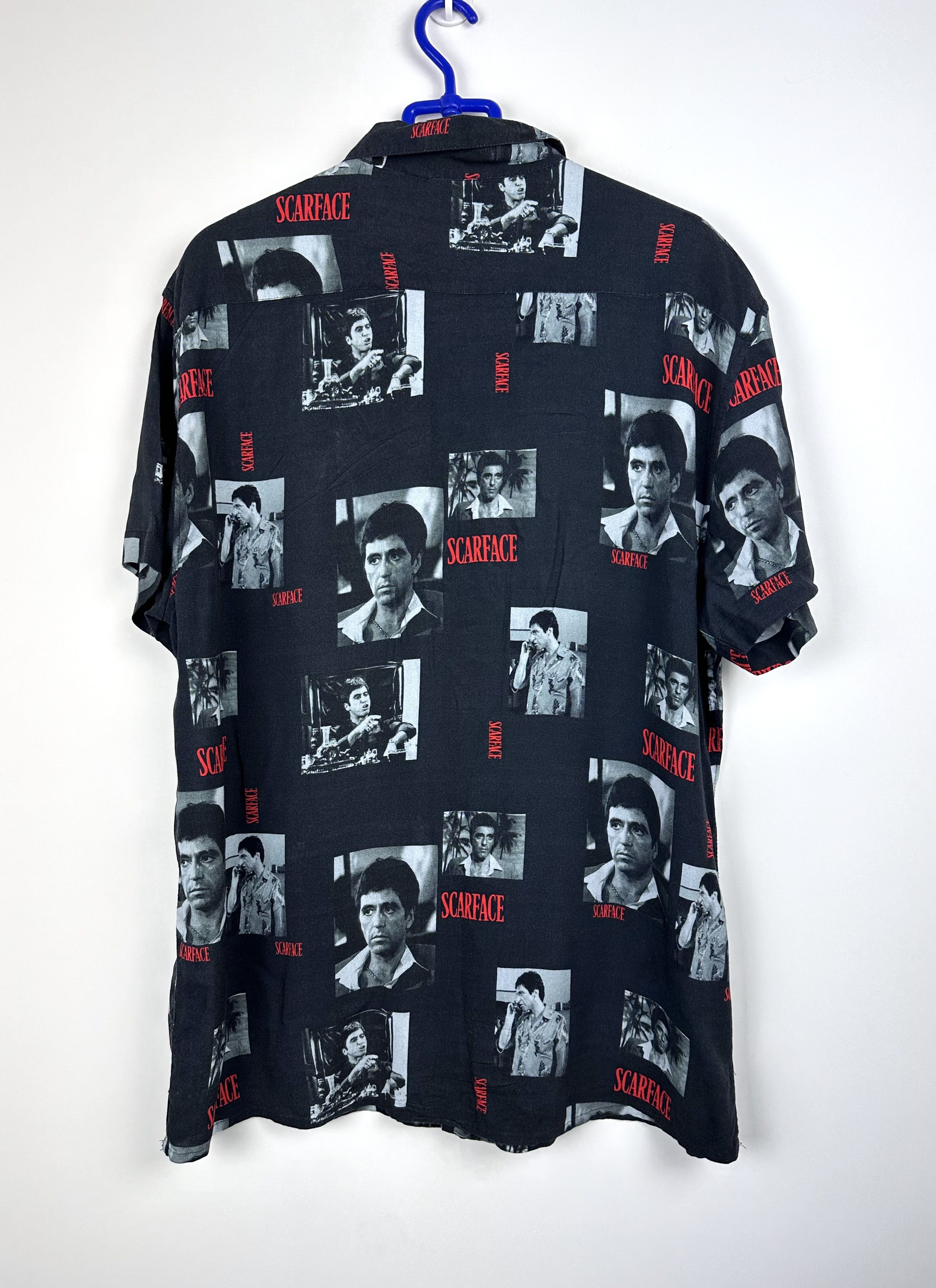 Vintage Scarface Hawaiian Retro Vintage Shirt Size US L / EU 52-54 / 3 - 5 Thumbnail