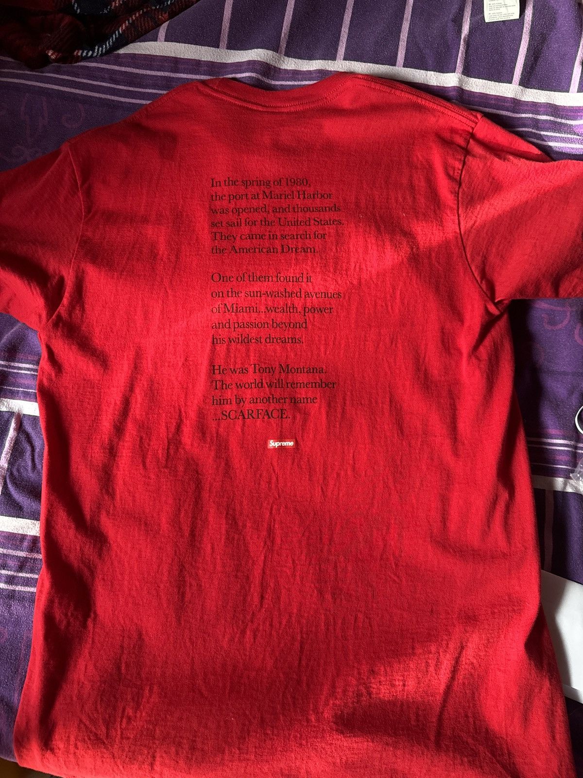 Supreme Never Worn Scarface Supreme Tee Size US L / EU 52-54 / 3 - 2 Thumbnail