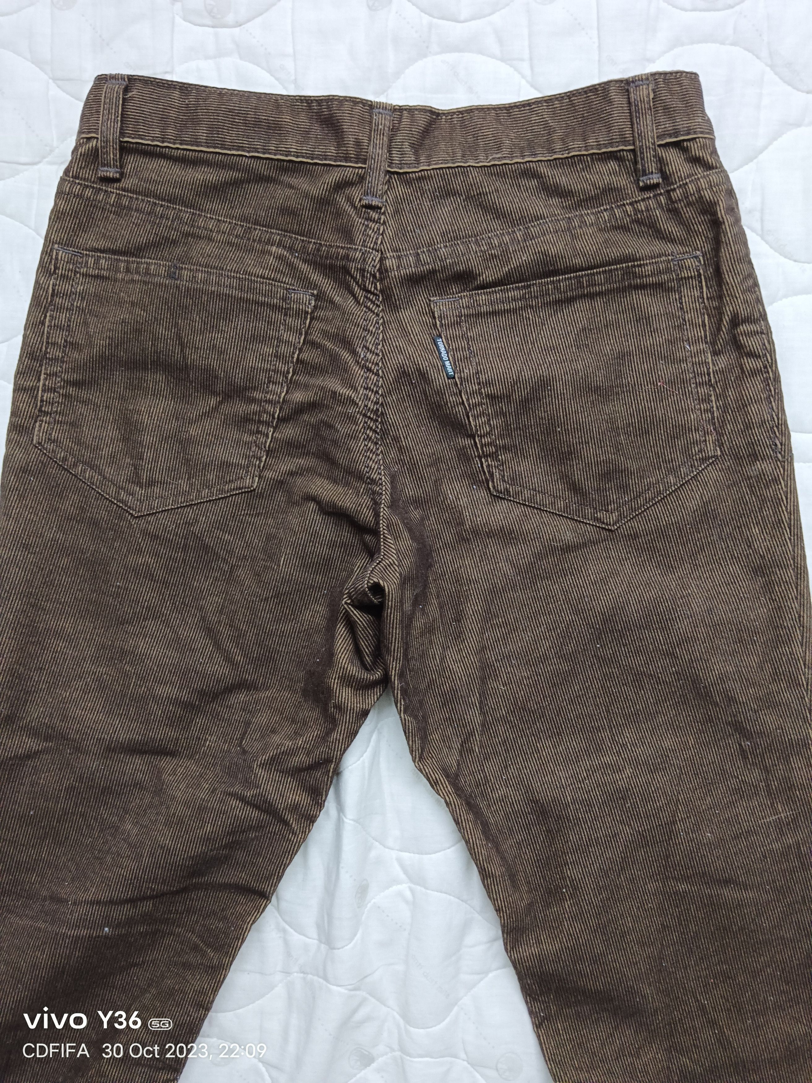 Tornado Mart Rare!!🇯🇵Tornado Mart Minimalist Flare Corduroy Jeans Size US 28 / EU 44 - 10 Thumbnail
