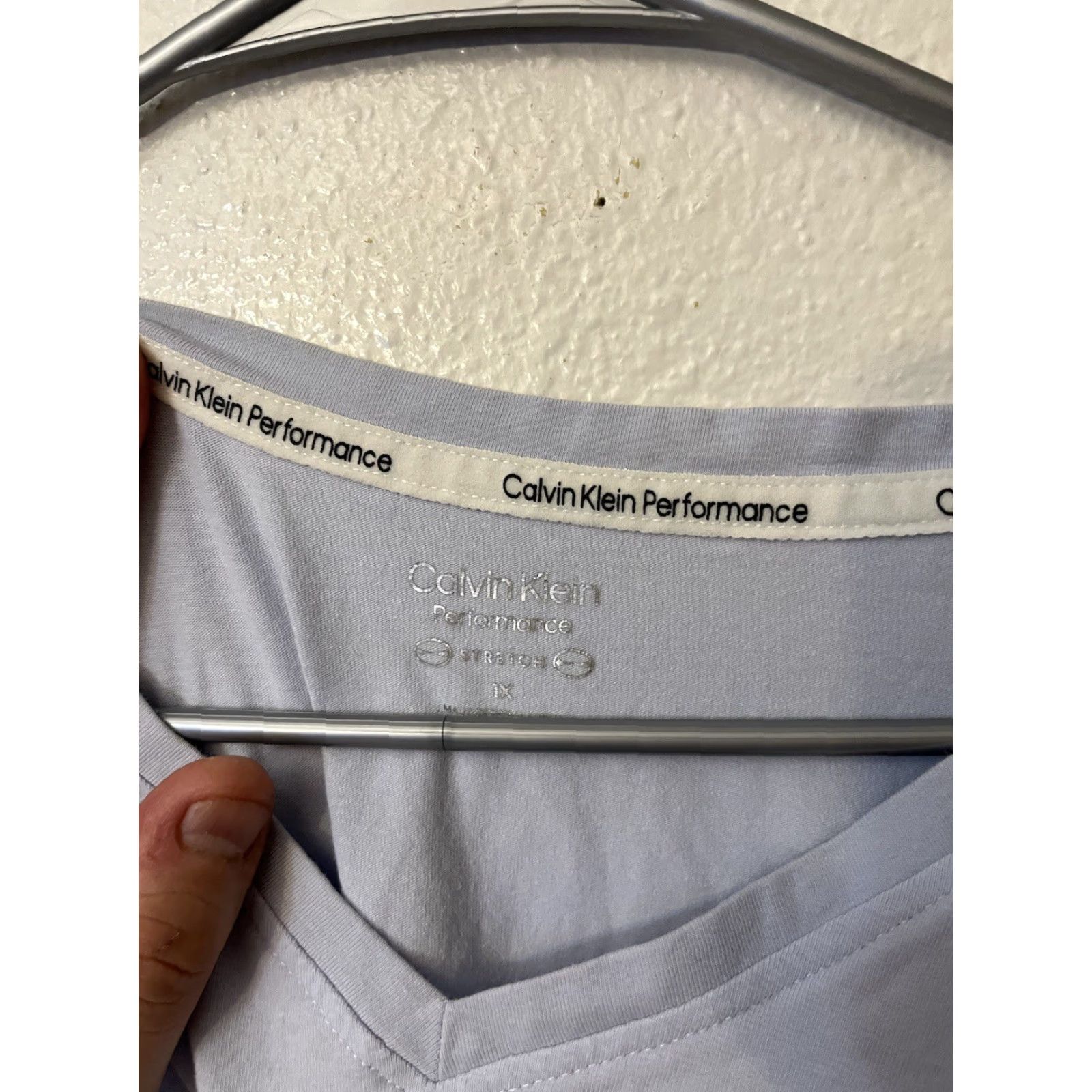 Calvin Klein Calvin Klein Performance T-Shirt Women Size 1X Purple Round Neck Short Sleeves Size XL / US 12-14 / IT 48-50 - 2 Thumbnail