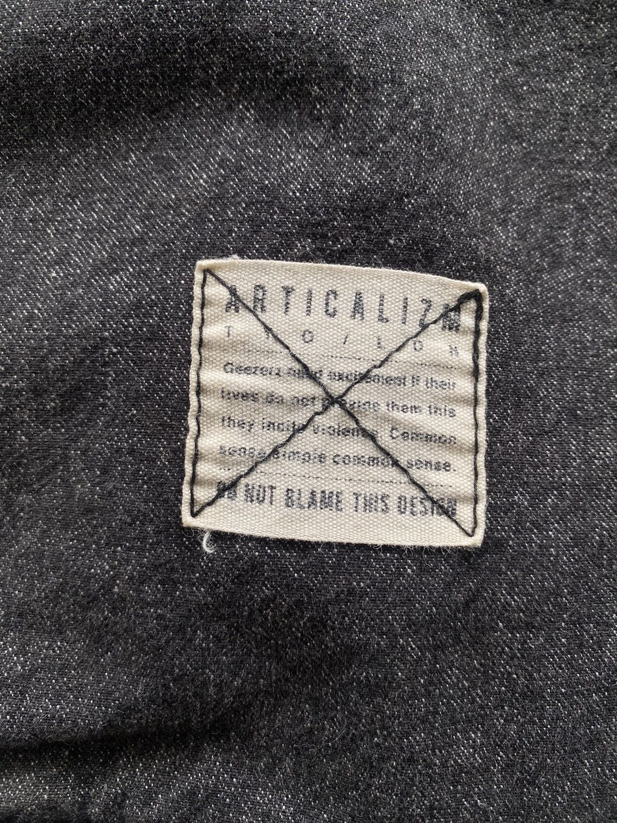 Other Salt Papper Denim Jacket By Articalizm Size US M / EU 48-50 / 2 - 11 Thumbnail