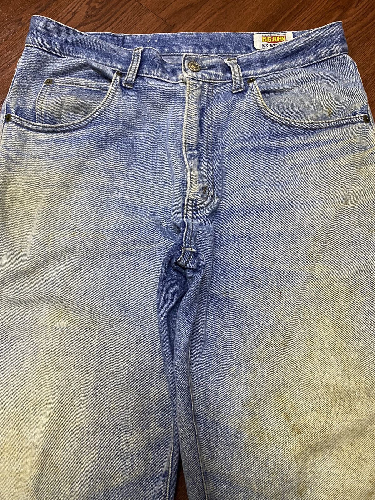 Big John Vintage Bigjohn Mud Wash Baggy Jeans Size US 32 / EU 48 - 3 Thumbnail