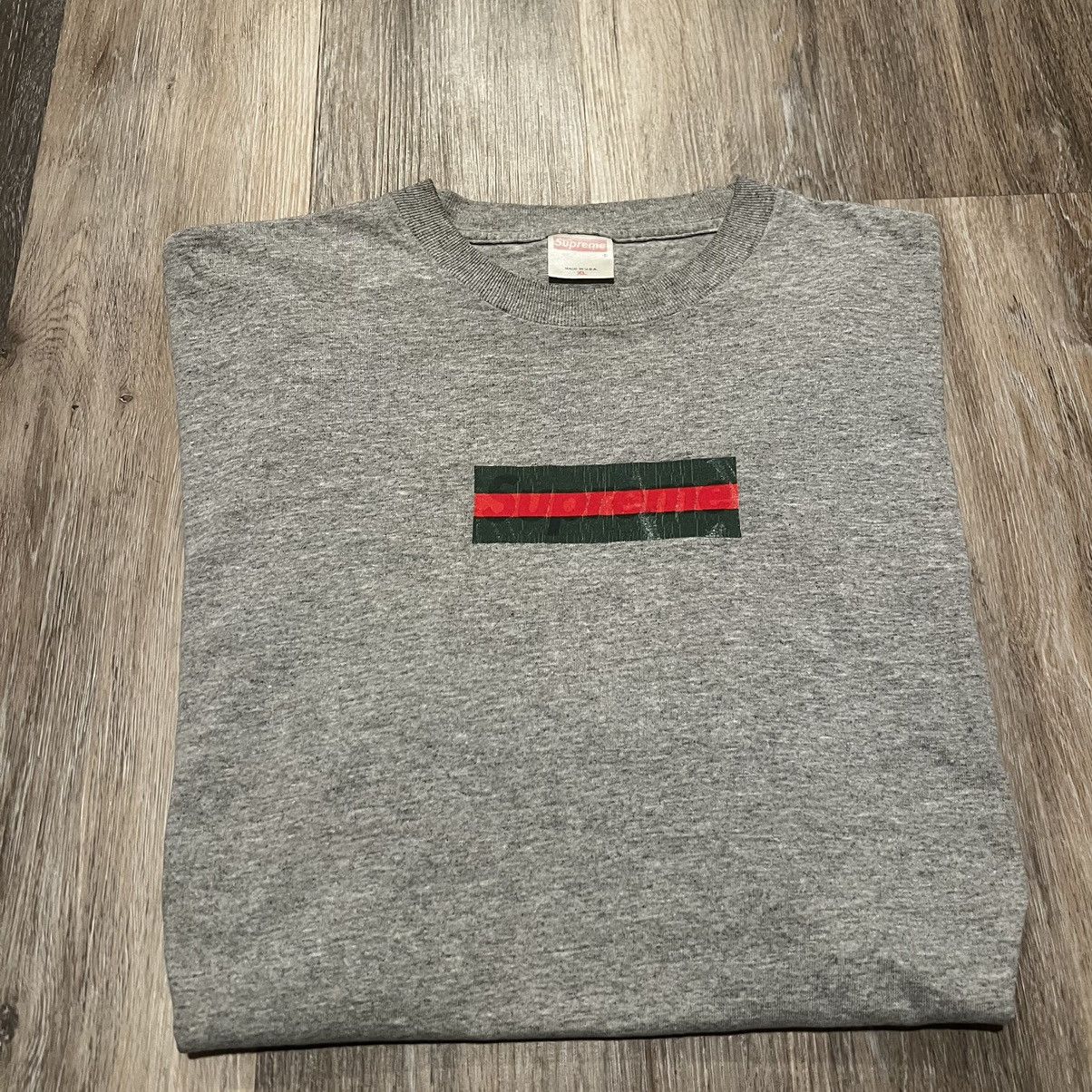 Supreme Supreme Gucci Box Logo Tee 2000 gucci bogo t shirt Size US XL / EU 56 / 4 - 9 Thumbnail