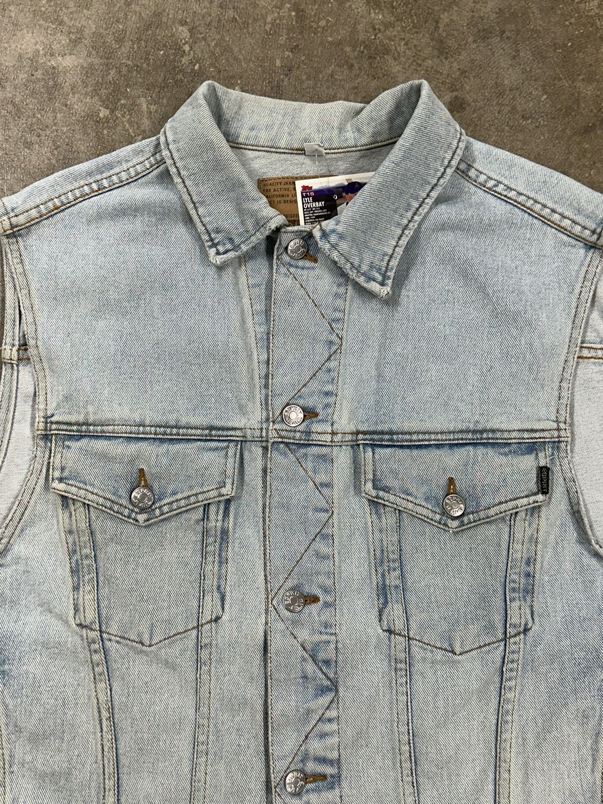 Esprit Vintage 90s Esprit Denim Button Up Vest Size M / US 6-8 / IT 42-44 - 4 Thumbnail