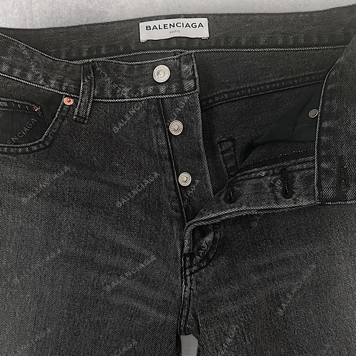 Balenciaga Balenciaga Monogram Jeans Size US 30 / EU 46 - 5 Thumbnail