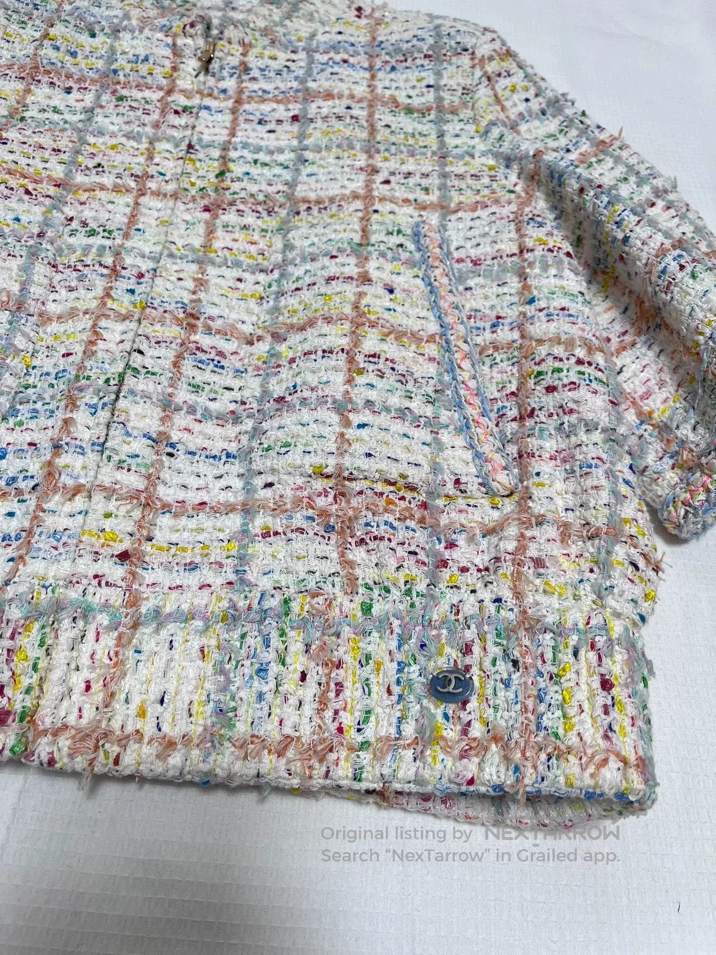 Chanel Chanel Multi Woven Half-Sleeve Jacket. Size M / US 6-8 / IT 42-44 - 3 Thumbnail