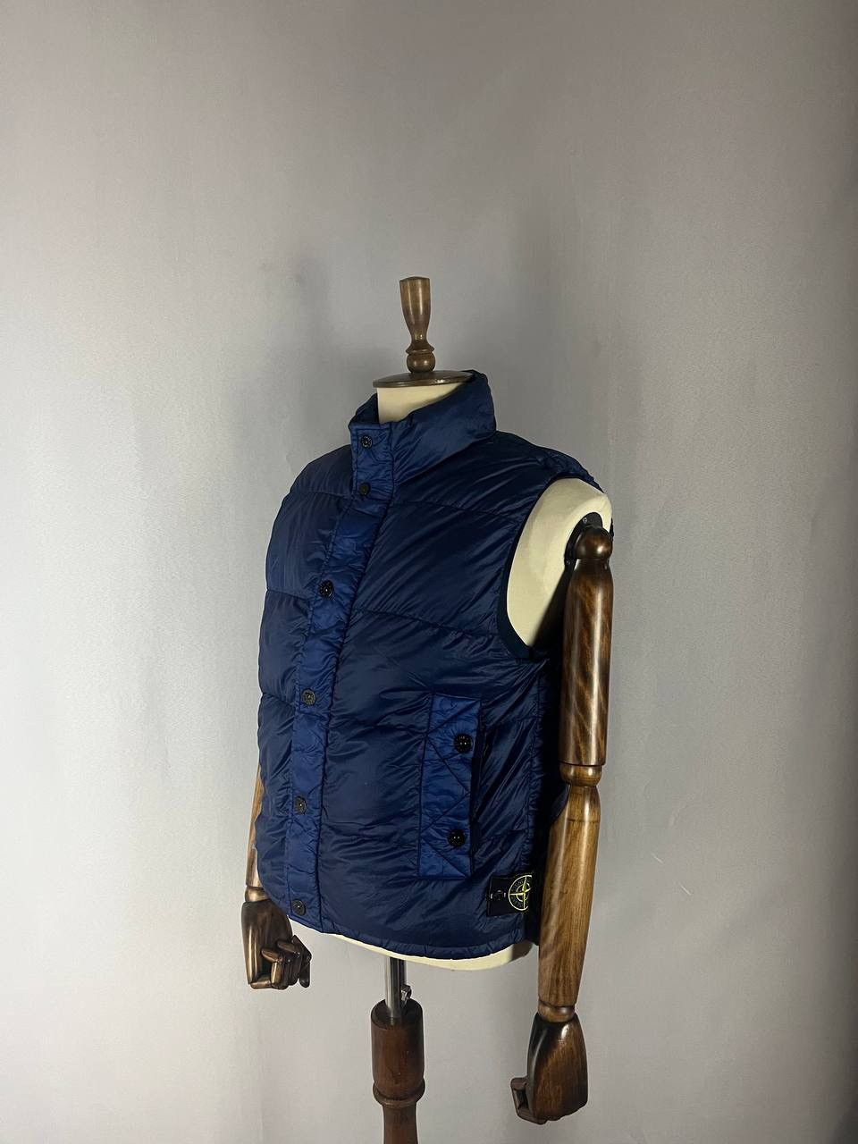 Stone Island Stone Island Garment Dyed Down Vest Navy Size US XL / EU 56 / 4 - 1 Thumbnail