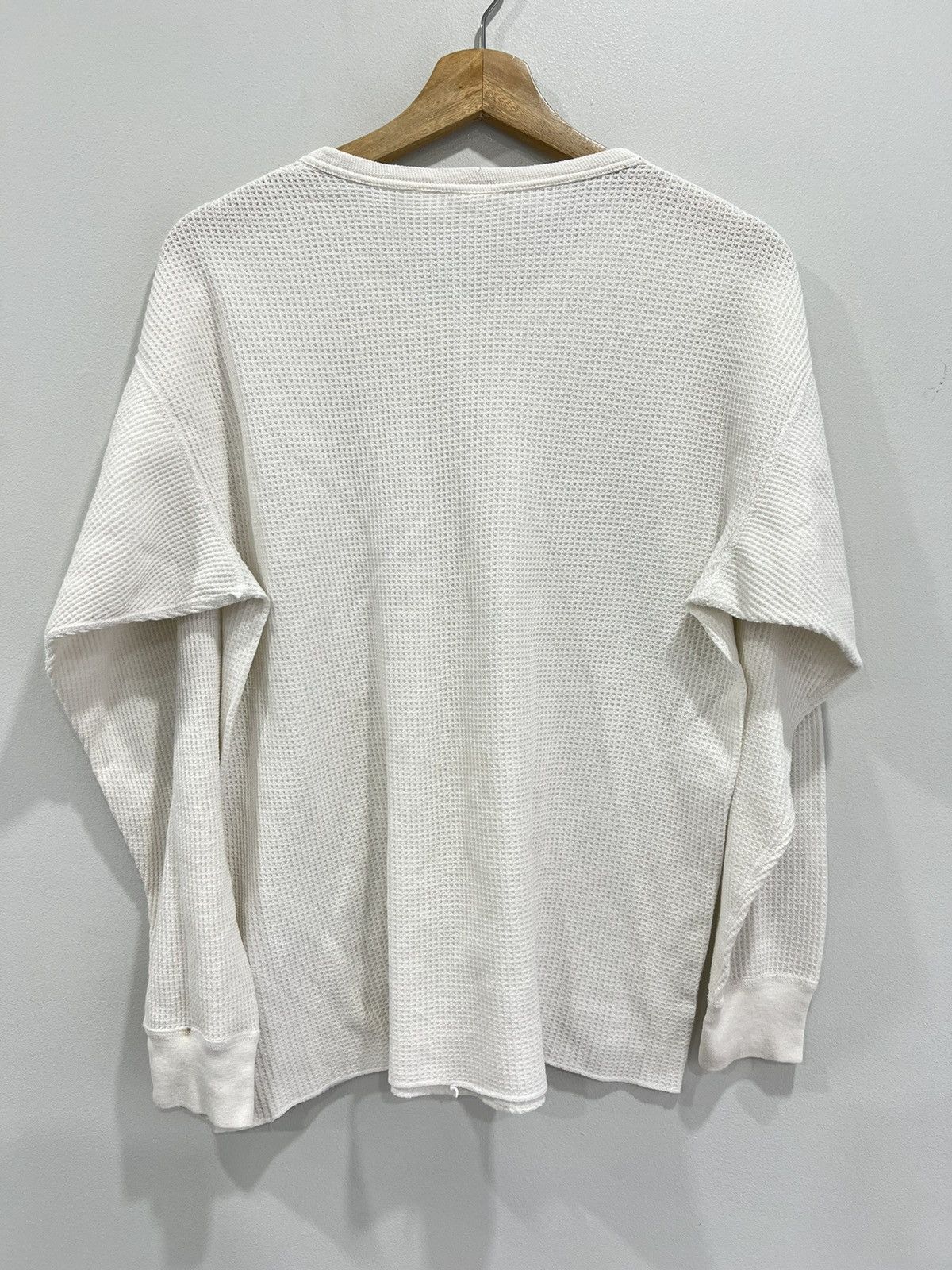 Hanes Vintage Hanes Thermal Longsleeve Shirt off white Size US XL / EU 56 / 4 - 2 Thumbnail
