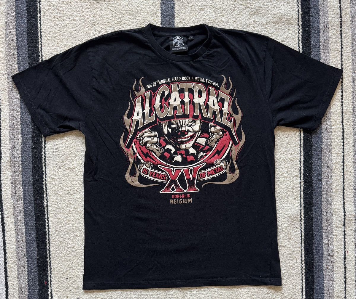 West Coast Choppers WEST COAST CHOPPERS Alcatraz 15 Rock Metal T-Shirt Large Size US L / EU 52-54 / 3 - 1 Thumbnail