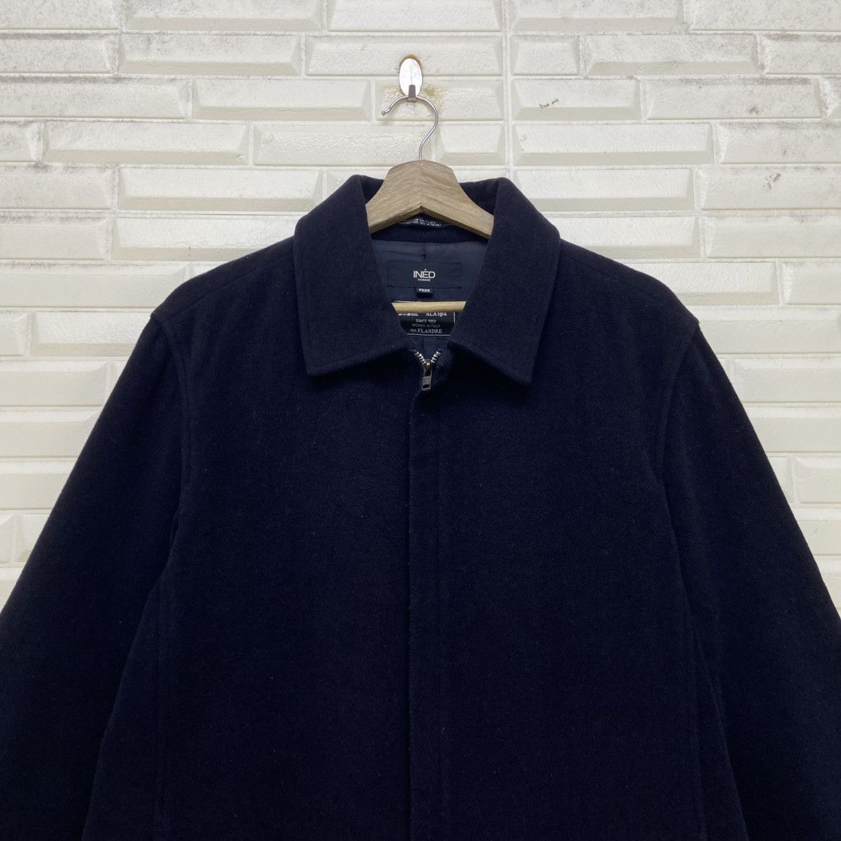 Yohji Yamamoto Ined Homme by Yohji Yamamoto Zipper Wool Long Coat Size US S / EU 44-46 / 1 - 5 Thumbnail