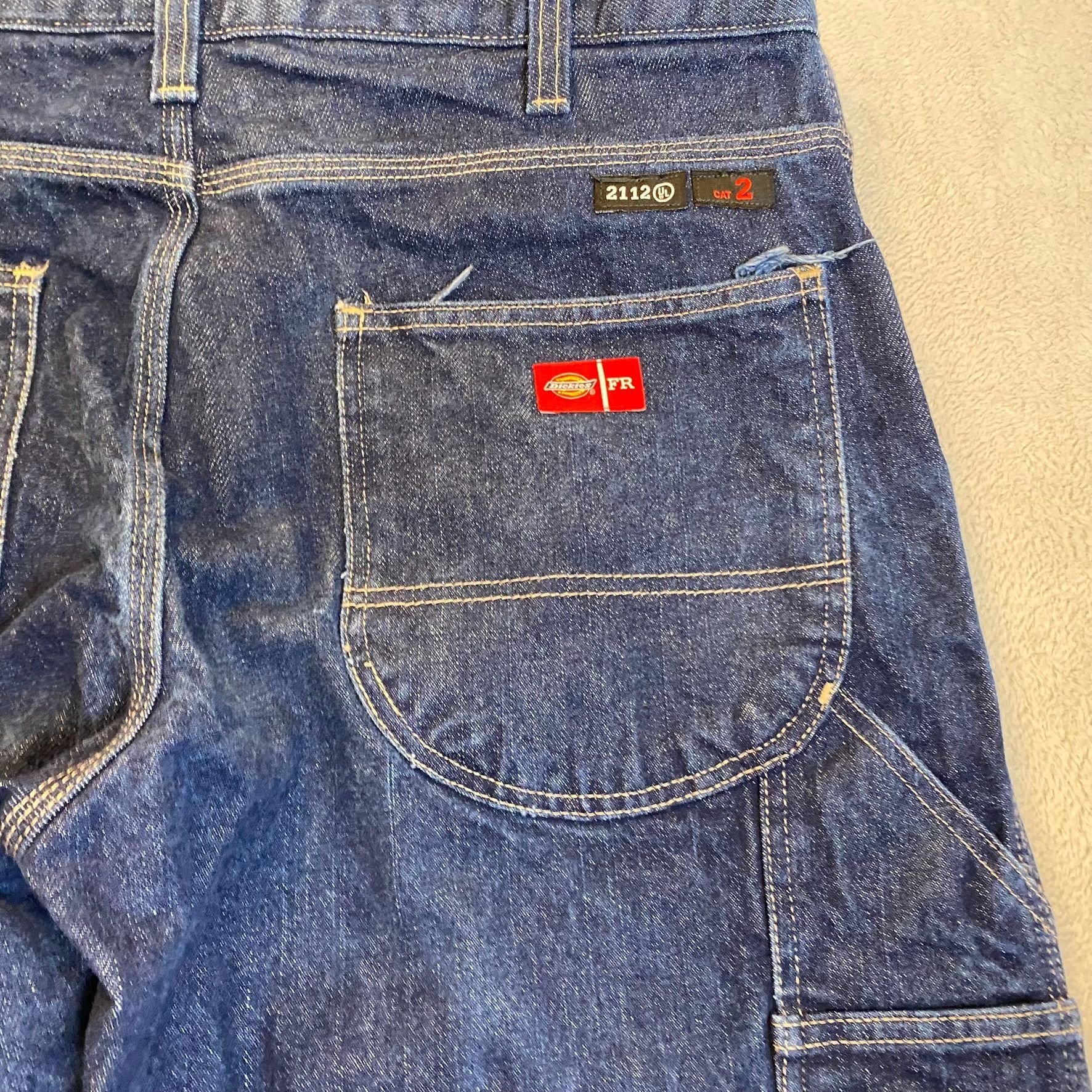 Dickies Dickies Mens Jeans Size 36X32 Relaxed Fit Flame-Resistant Bl Size US 36 / EU 52 - 20 Thumbnail