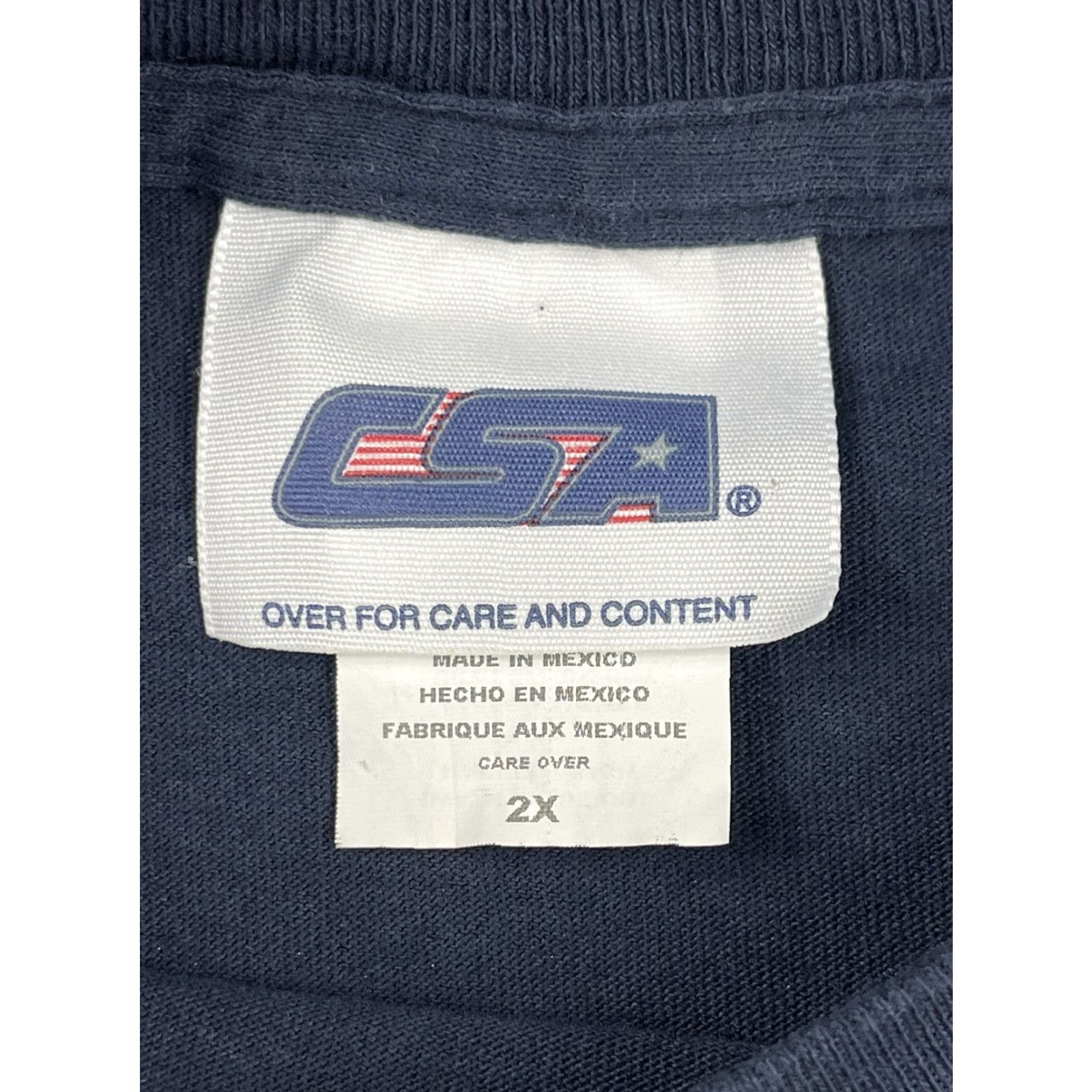 NFL VINTAGE Tom Brady New England Patriots T-Shirt 2XL Blue Cotton Majestic Men Regular Short Sleeve Sports NFL Patriots 2001-2002 Season Size US XXL / EU 58 / 5 - 5 Thumbnail