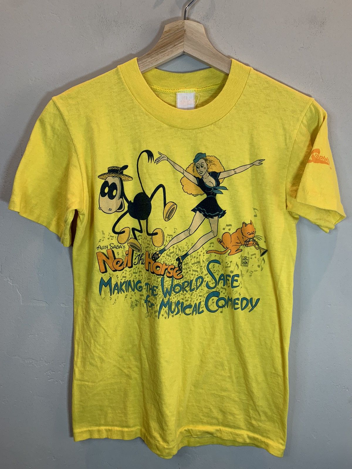 Vintage *RARE* Vintage 1983 Neil The Horse Arn Saba Graphitti Shirt Size US M / EU 48-50 / 2 - 1 Thumbnail
