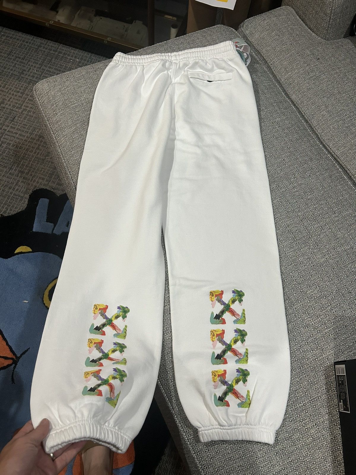 Designer × Off-White Off-White Brush Arrow Sweatpants Size US 32 / EU 48 - 2 Thumbnail