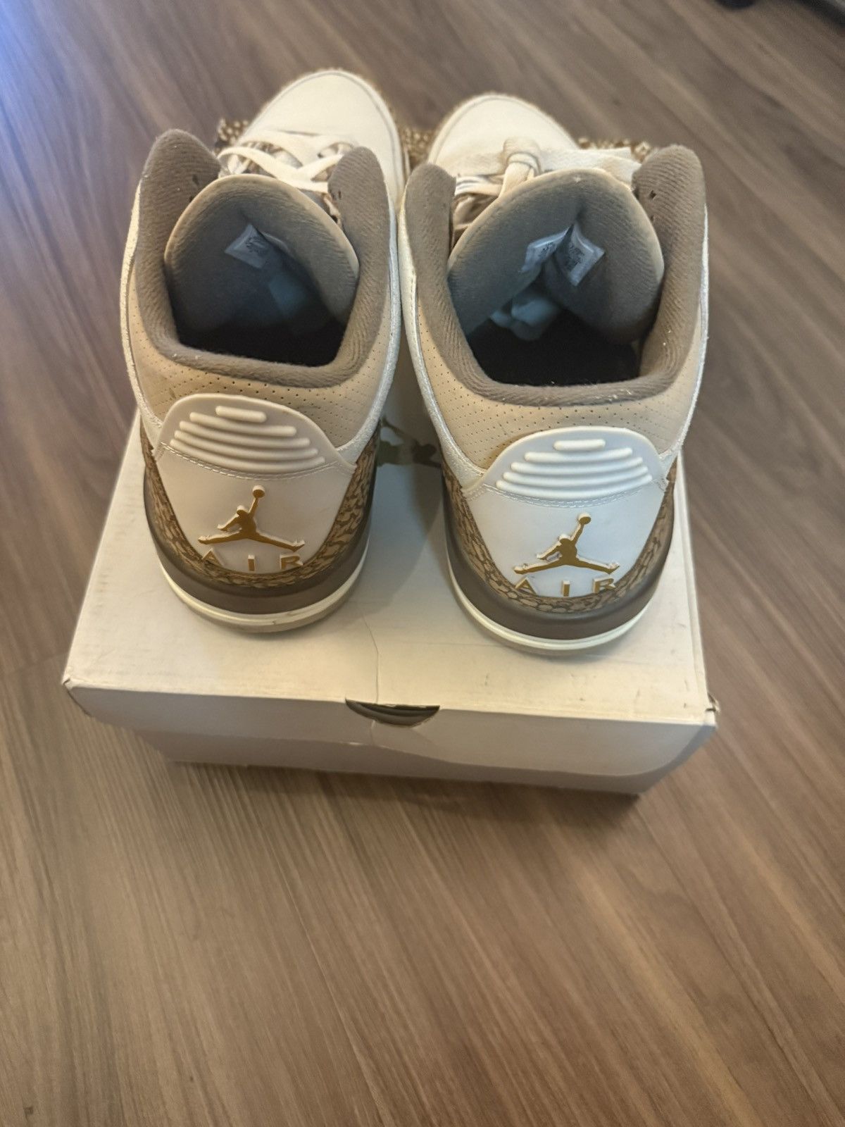 Nike Nike Air Jordan 3 Retro Palomino Size 11.5 Light Orewood Size US 11.5 / EU 44-45 - 4 Thumbnail