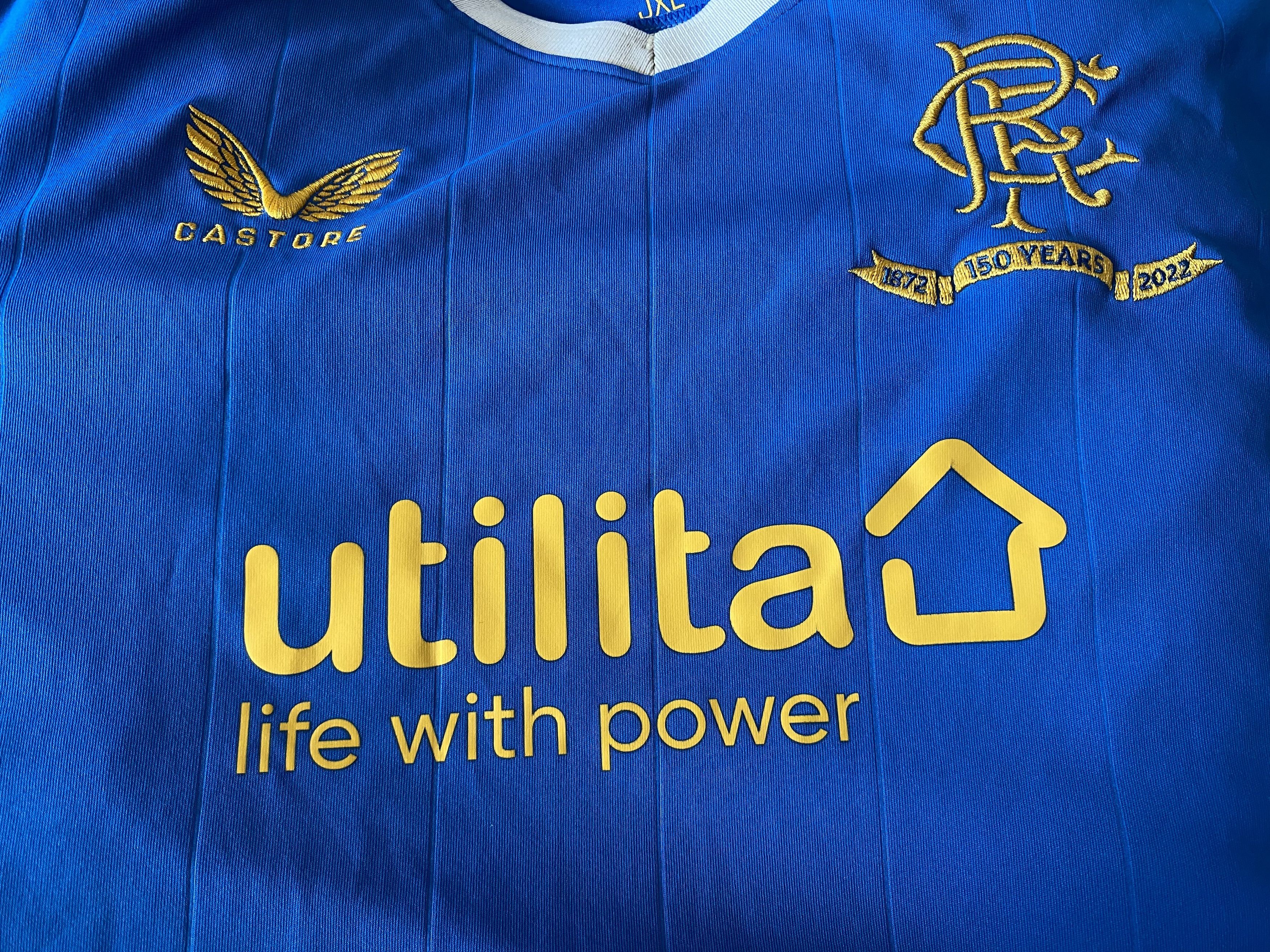 Castore RANGERS F.C. 2022 - 150th Anniversary - Castore - YXL UNIQUE Size US XXS / EU 40 - 6 Thumbnail