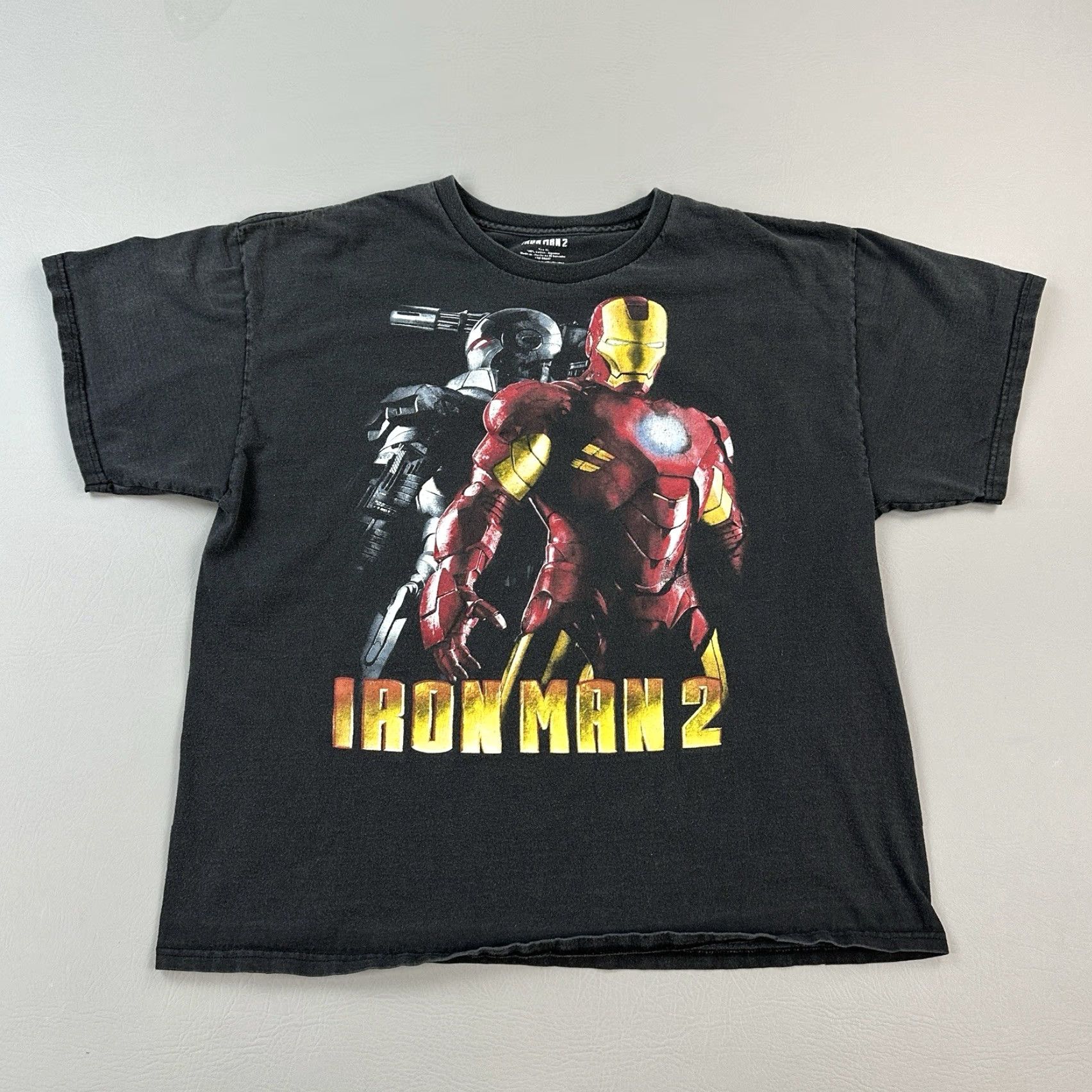 Vintage VINTAGE Iron Man 2 Shirt Mens XL Black Marvel Comics Superhero Movie Tee Promo Y2K Size US XL / EU 56 / 4 - 2 Thumbnail