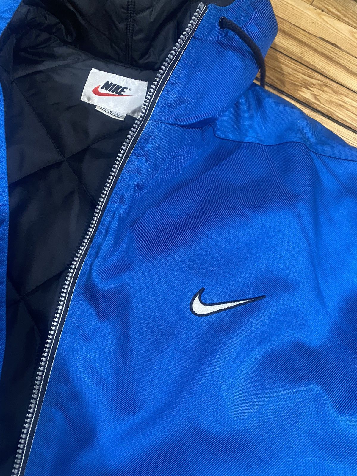 Nike × Vintage Vintage 90s white tag Nike Parka Size US L / EU 52-54 / 3 - 9 Thumbnail