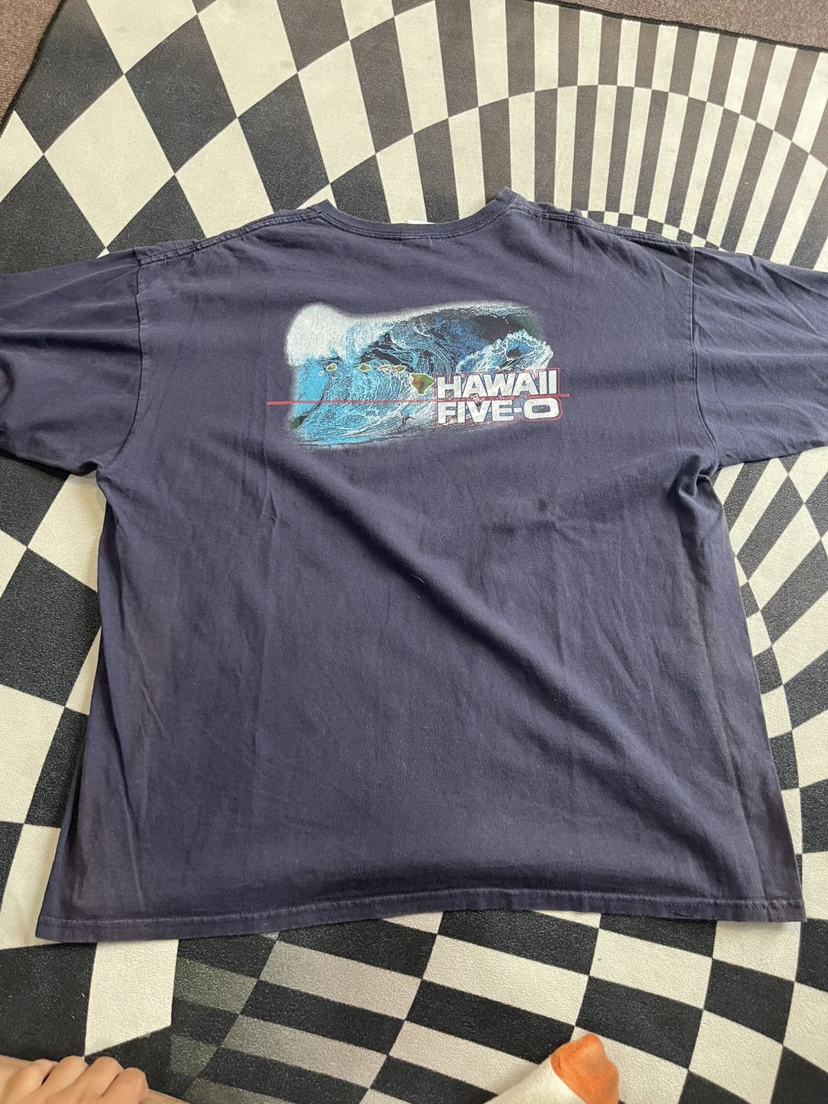 Other VINTAGE Y2K ANVIL HAWAII FIVE-O SURFING T-SHIRT Size US XXL / EU 58 / 5 - 2 Thumbnail