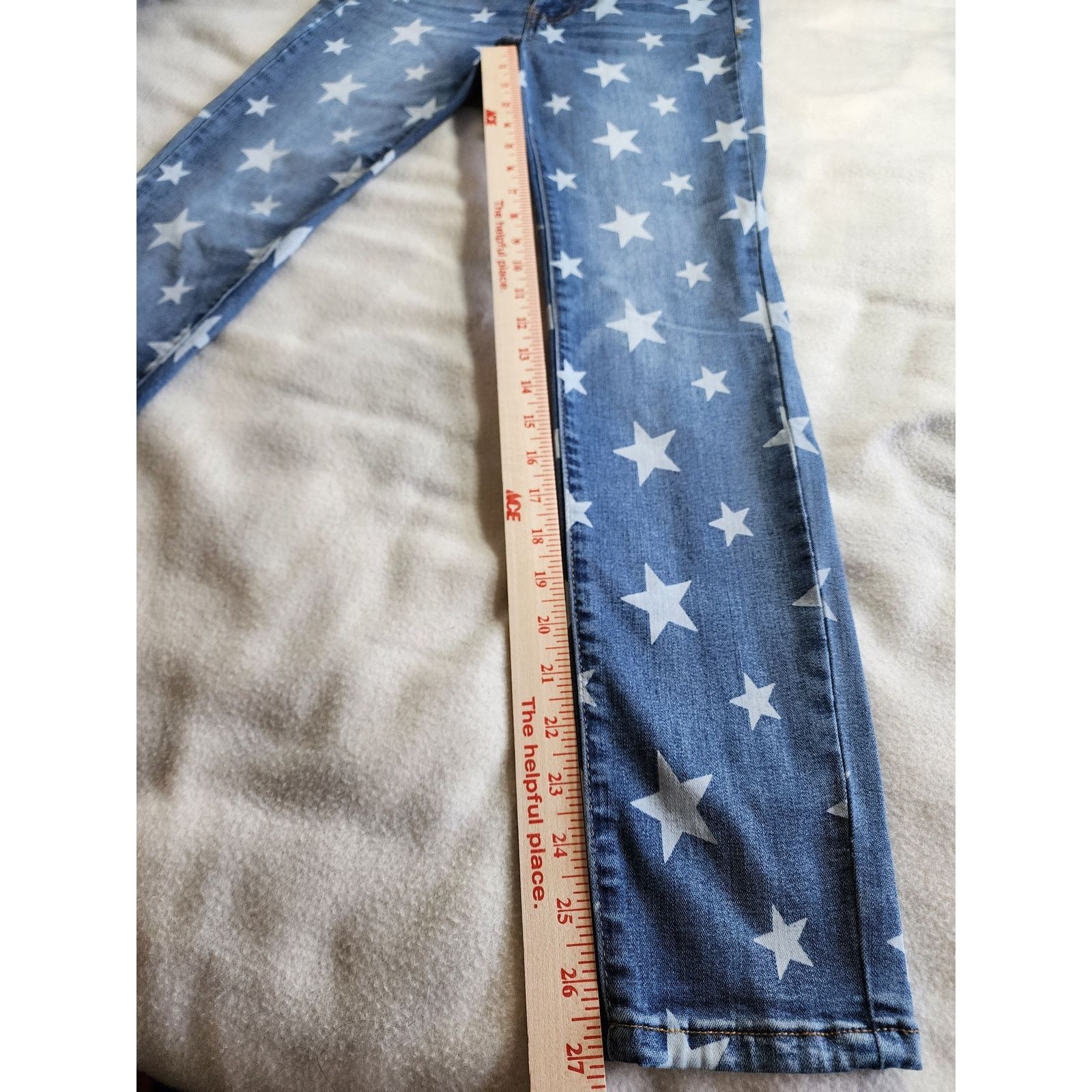 Judy Blue Judy Blue Star Print High Rise Waist Skinny Fit 3/26 Jeans Size 26" / US 2 / IT 38 - 9 Thumbnail