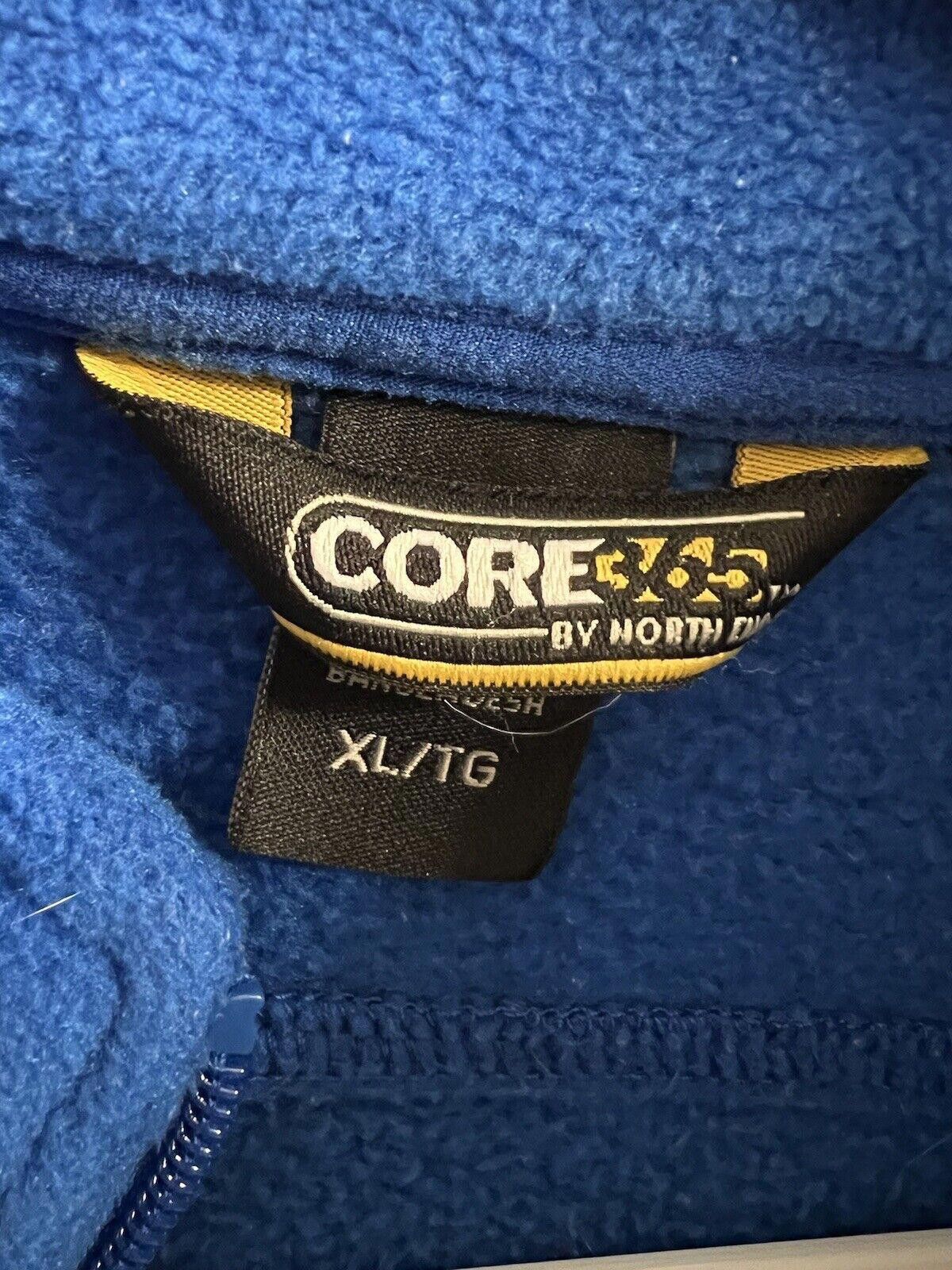 Designer Women's Full Zip Blue Fleece Vest XL Fleece Disc Golf Size XL / US 12-14 / IT 48-50 - 3 Thumbnail