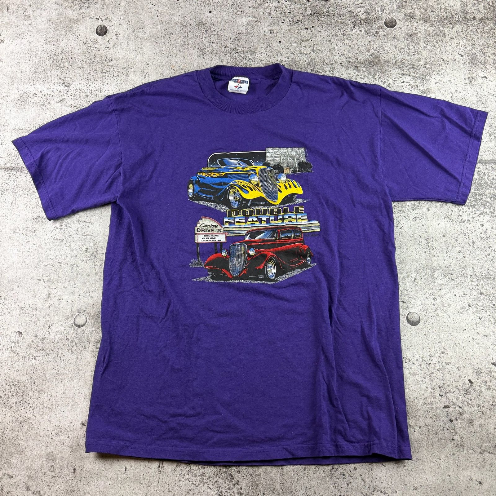 Jerzees Vintage Hot Rod Shirt Drive-ins Size Large Size US L / EU 52-54 / 3 - 1 Thumbnail