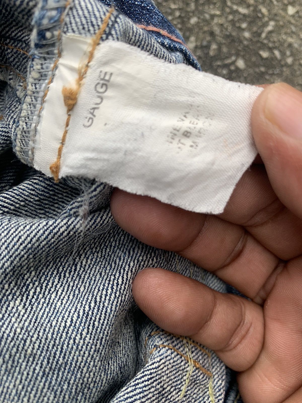 If Six Was Nine × Japanese Brand Distressed Antgauge Platinum Embroidered Pocket Denim Pants Size US 30 / EU 46 - 24 Thumbnail
