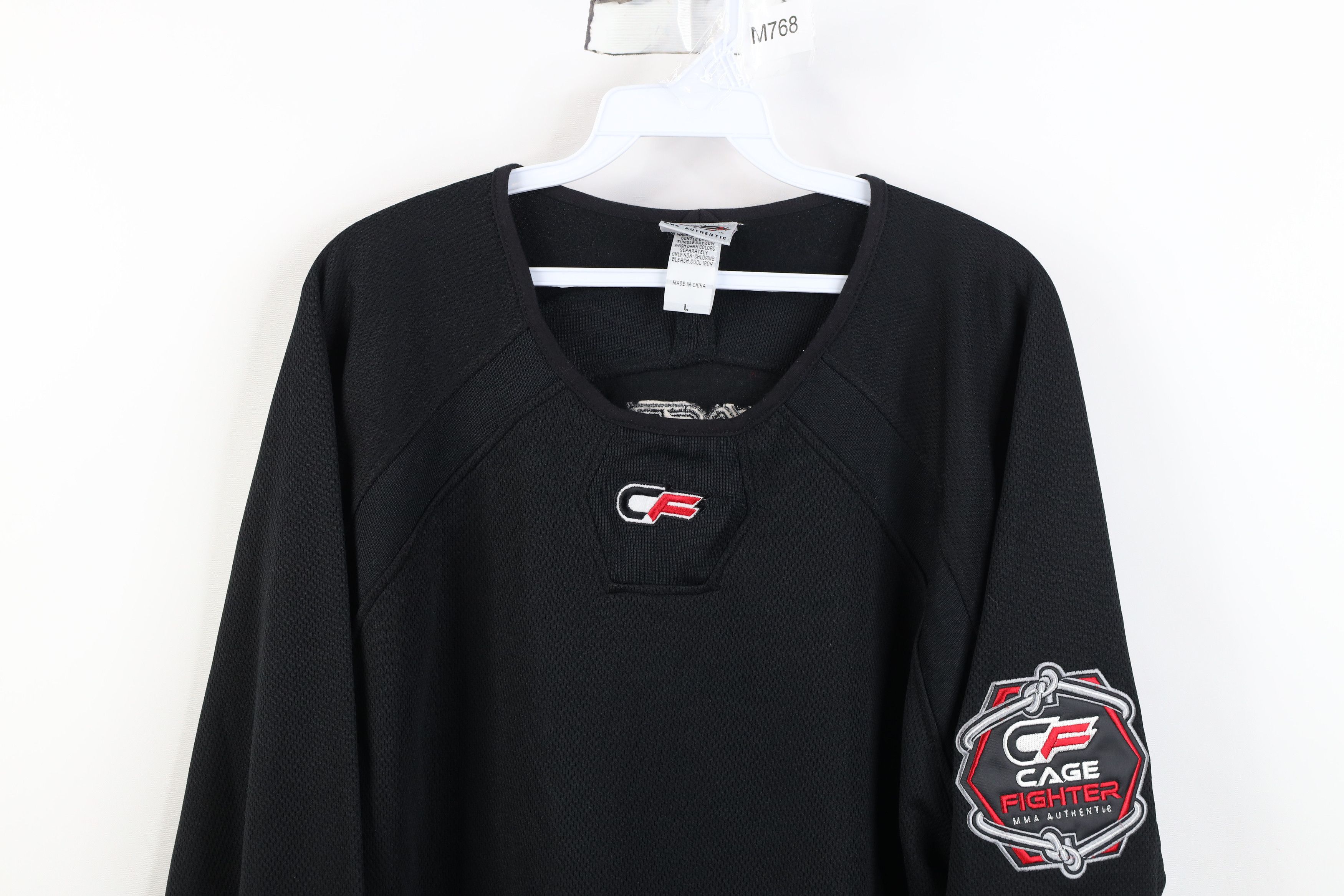 Vintage Y2K Cage Fighter UFC MMA Fighting Barbed Wire Sweatshirt Size US L / EU 52-54 / 3 - 2 Thumbnail